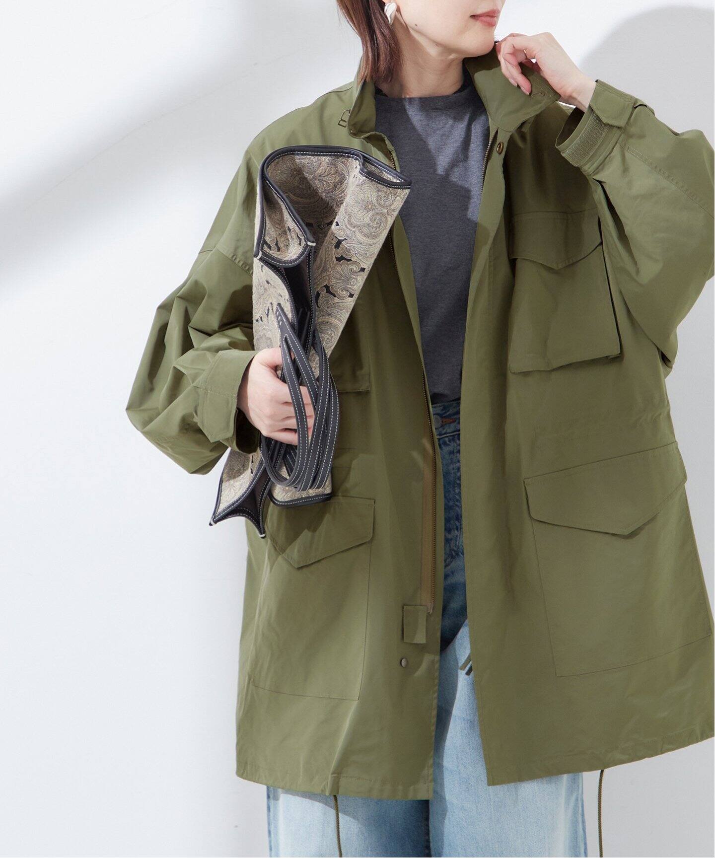 別注》【STUMBLY】NEW MILITARY JACKET：ミリタリージャケット 