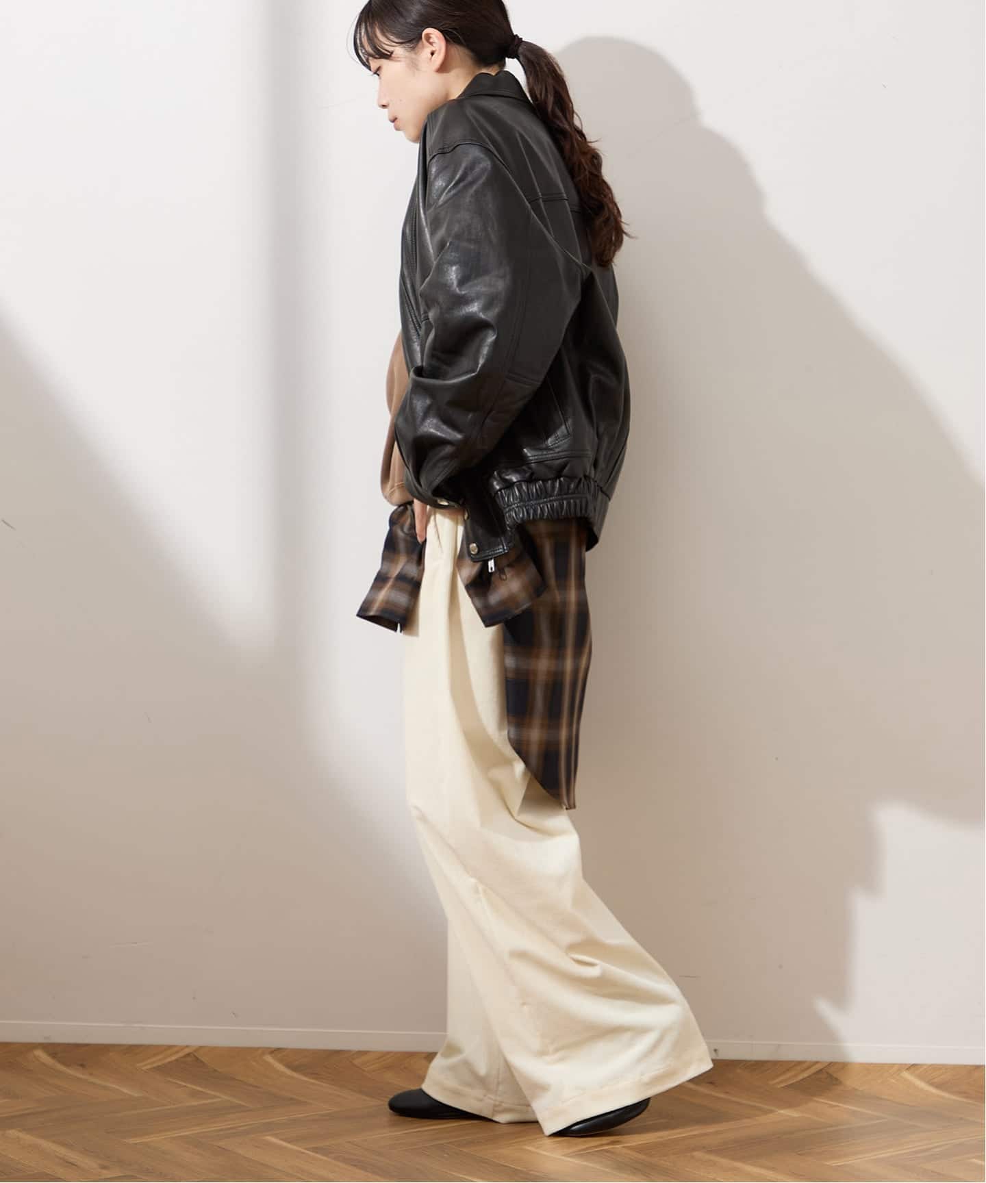 DUNST/ダンスト】 UNISEX OVERSIZED VINTAGE LEATHER B（レザー