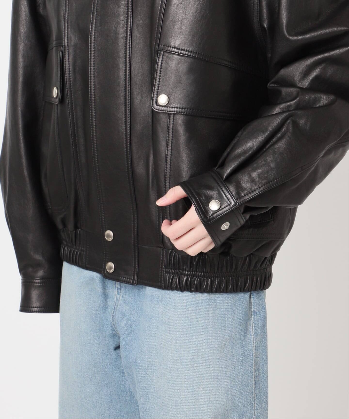 DUNST/ダンスト】 UNISEX OVERSIZED VINTAGE LEATHER B（レザー