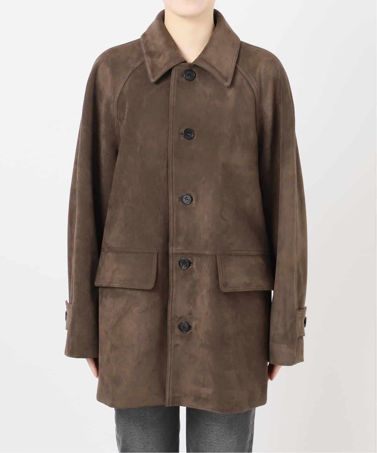 [Dunst] ユニセックス スエードハーフジャケット / 韓国ブランド 予約》【DUNST/ダンスト】UNISEX LILY VEGAN SUEDE HALF JACKE