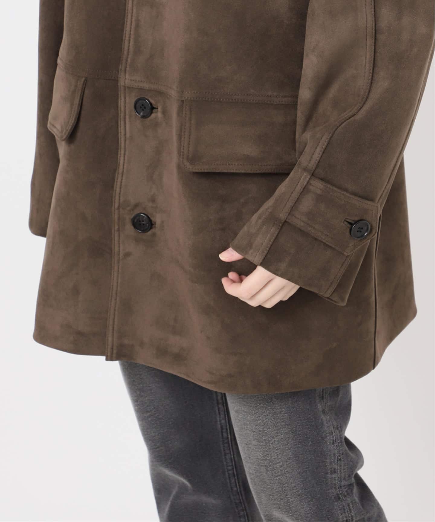 予約》【DUNST/ダンスト】UNISEX LILY VEGAN SUEDE HALF JACKE