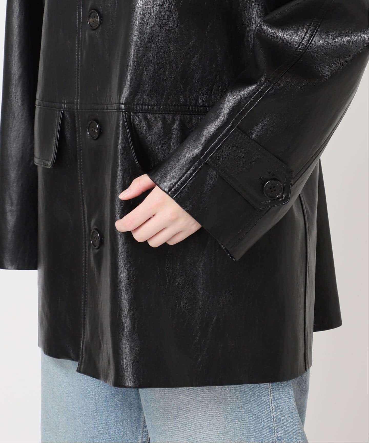 【未使用品】DUNST レザージャケット DUNST レザージャケット | ブラック | FARFETCH JP