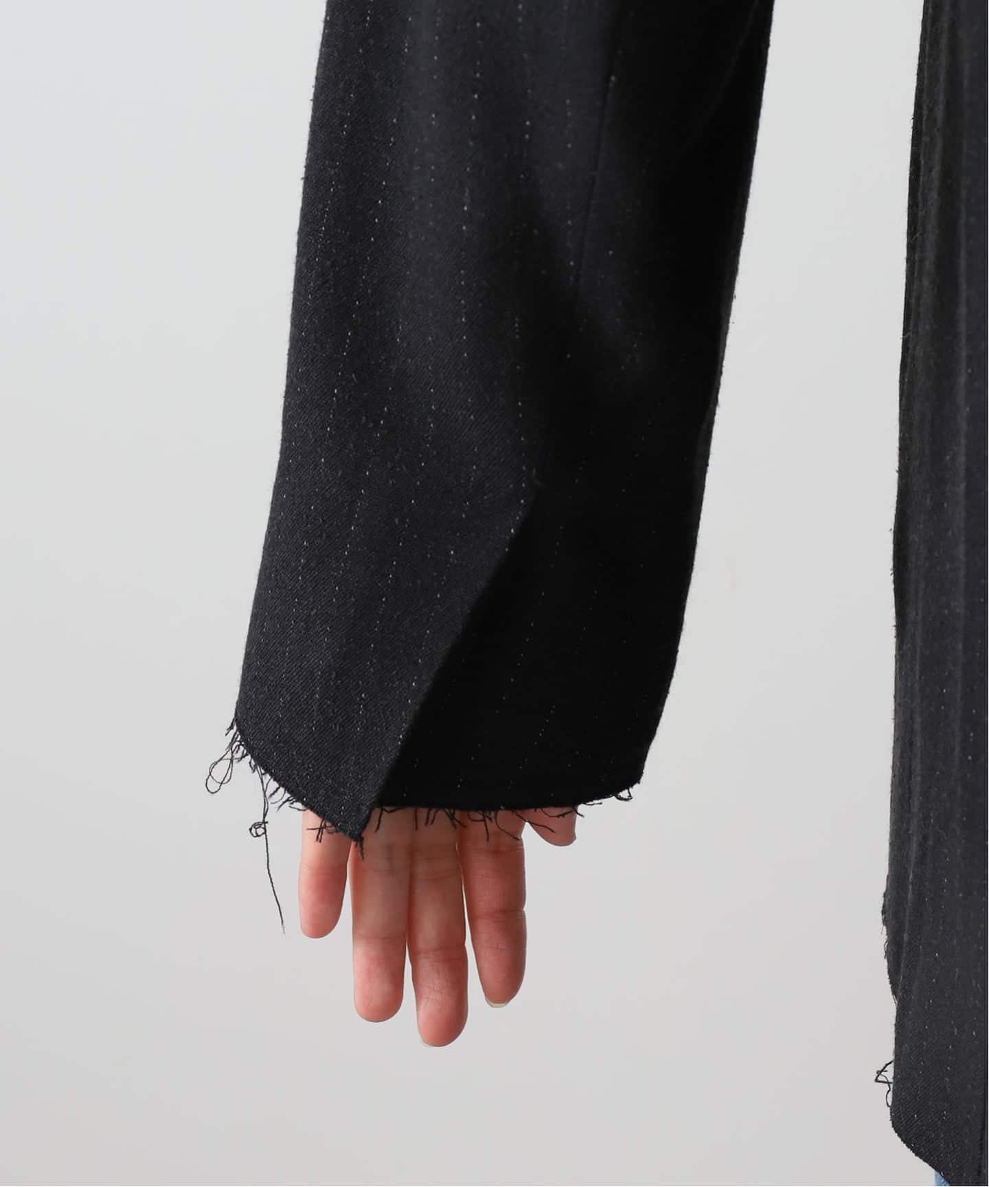uhr ウーア　ジャケット　完売色 Uhr/ウーア】Wool / Silk Striped Jacket：ジャケット