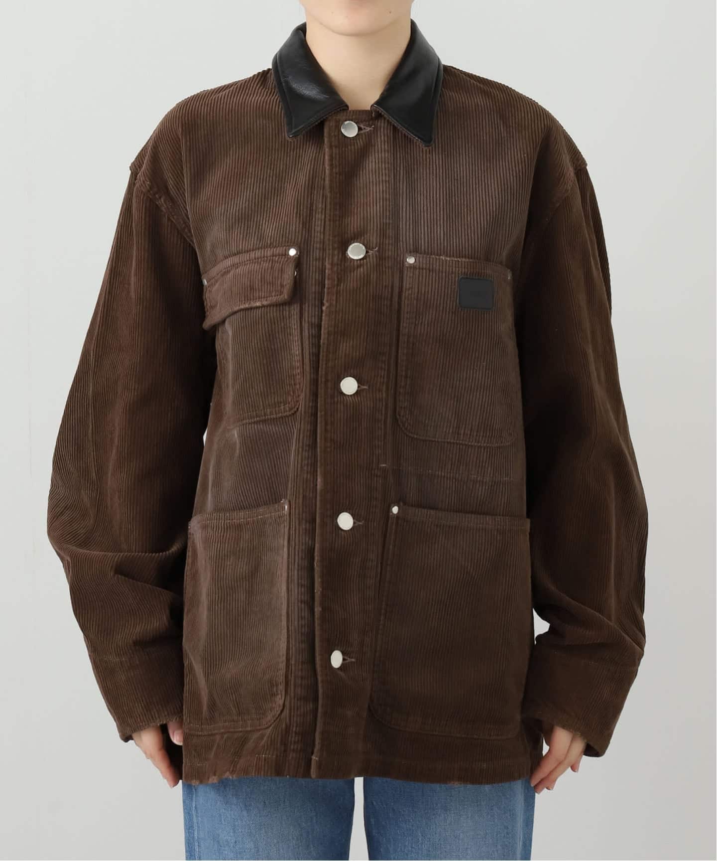 JANE SMITH】8W COTTON CORDUROY COVERALL：カバーオール