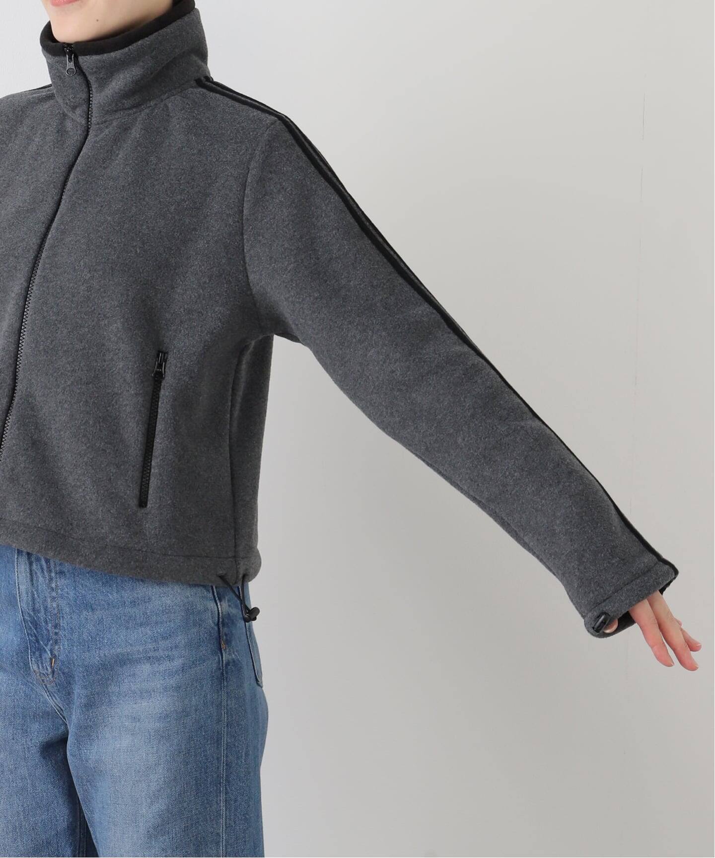 INSCRIRE /アンスクリア Fleece Tight Fit Track Jacket：ブルゾン