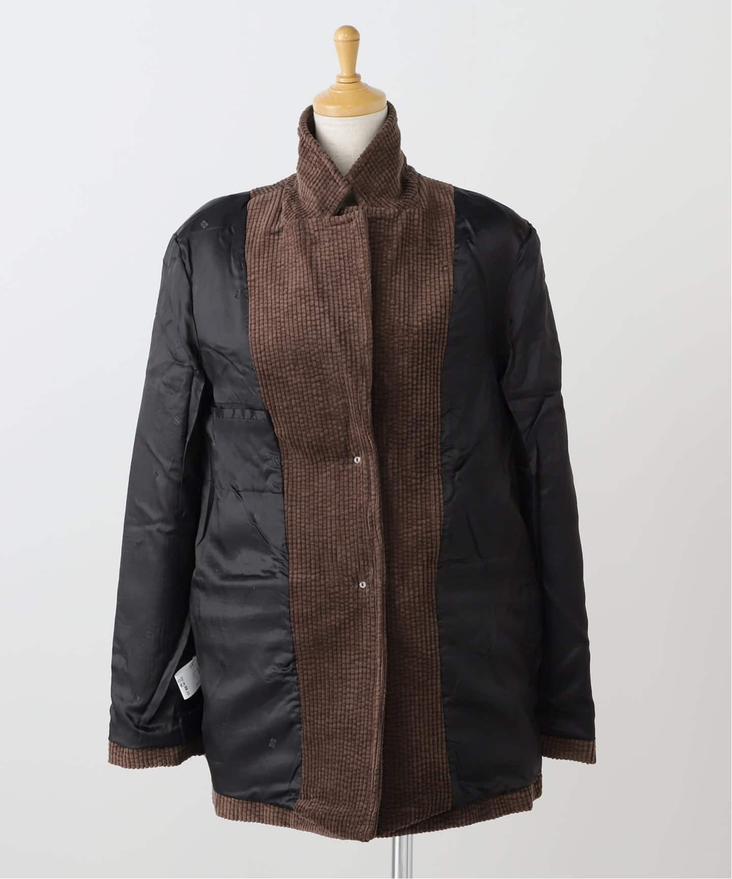 GANNI ブラウン テーラードジャケット Chicory Coffee Brown Corduroy Blazer | GANNI US