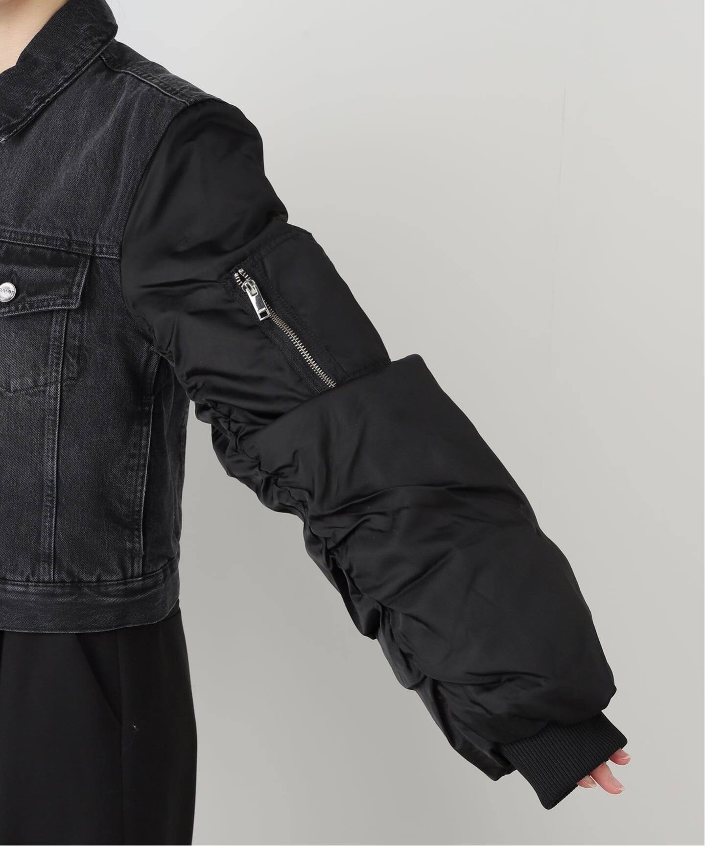 GANNI/ガニー】 Rigid Denim Mix Jacket（デニムジャケット）｜JOURNAL