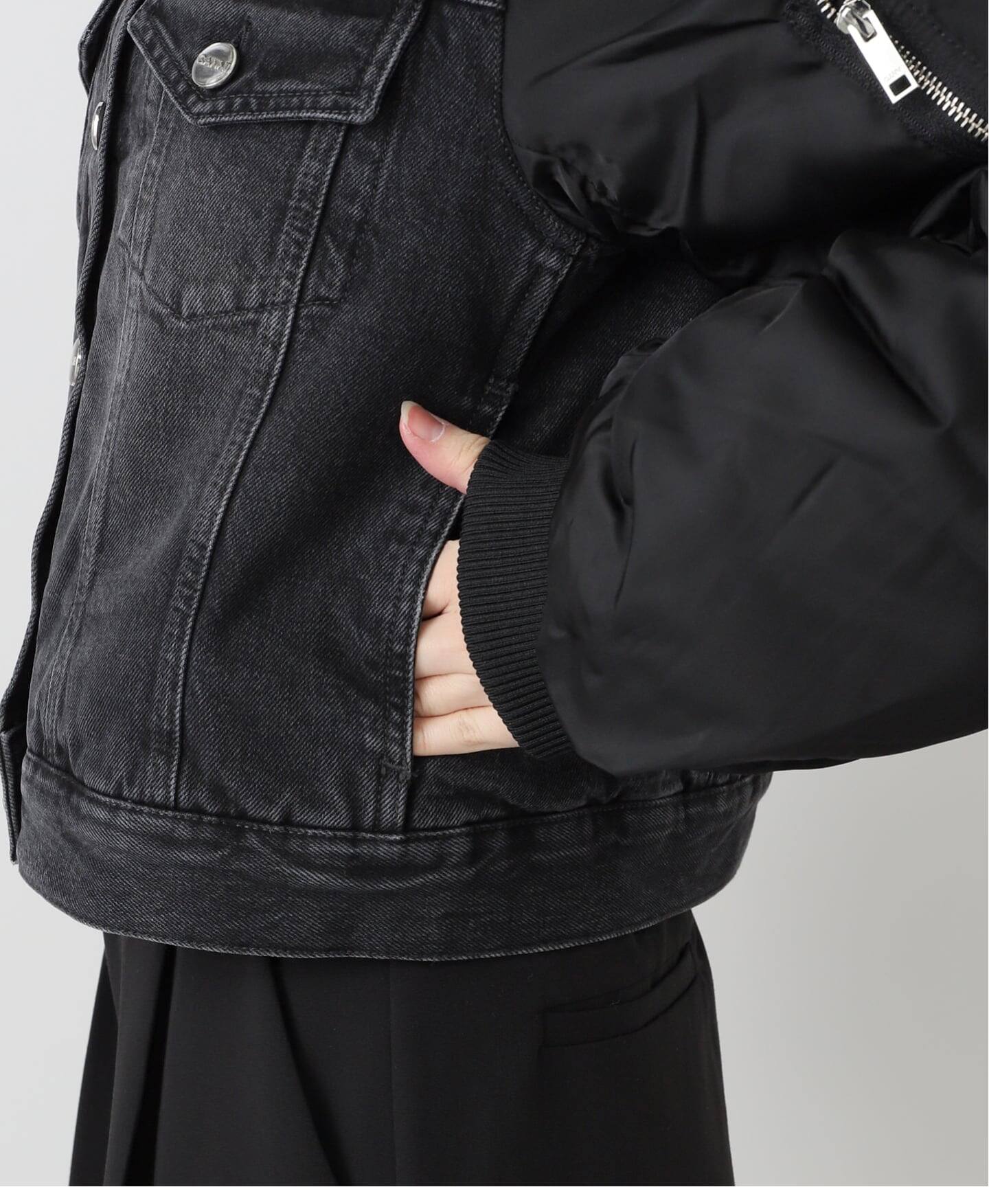 GANNI/ガニー】 Rigid Denim Mix Jacket（デニムジャケット）｜JOURNAL