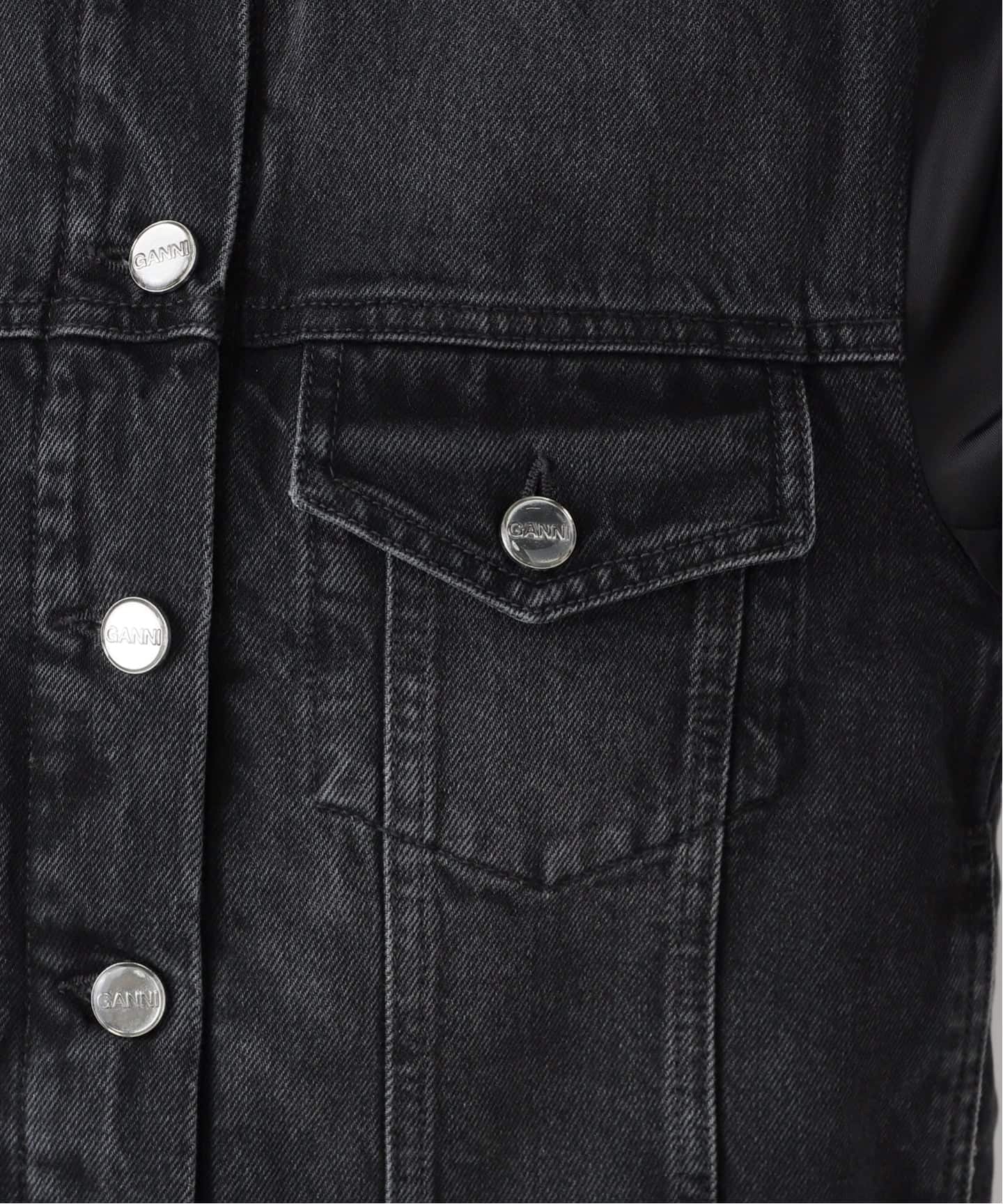 GANNI/ガニー】 Rigid Denim Mix Jacket（デニムジャケット）｜JOURNAL