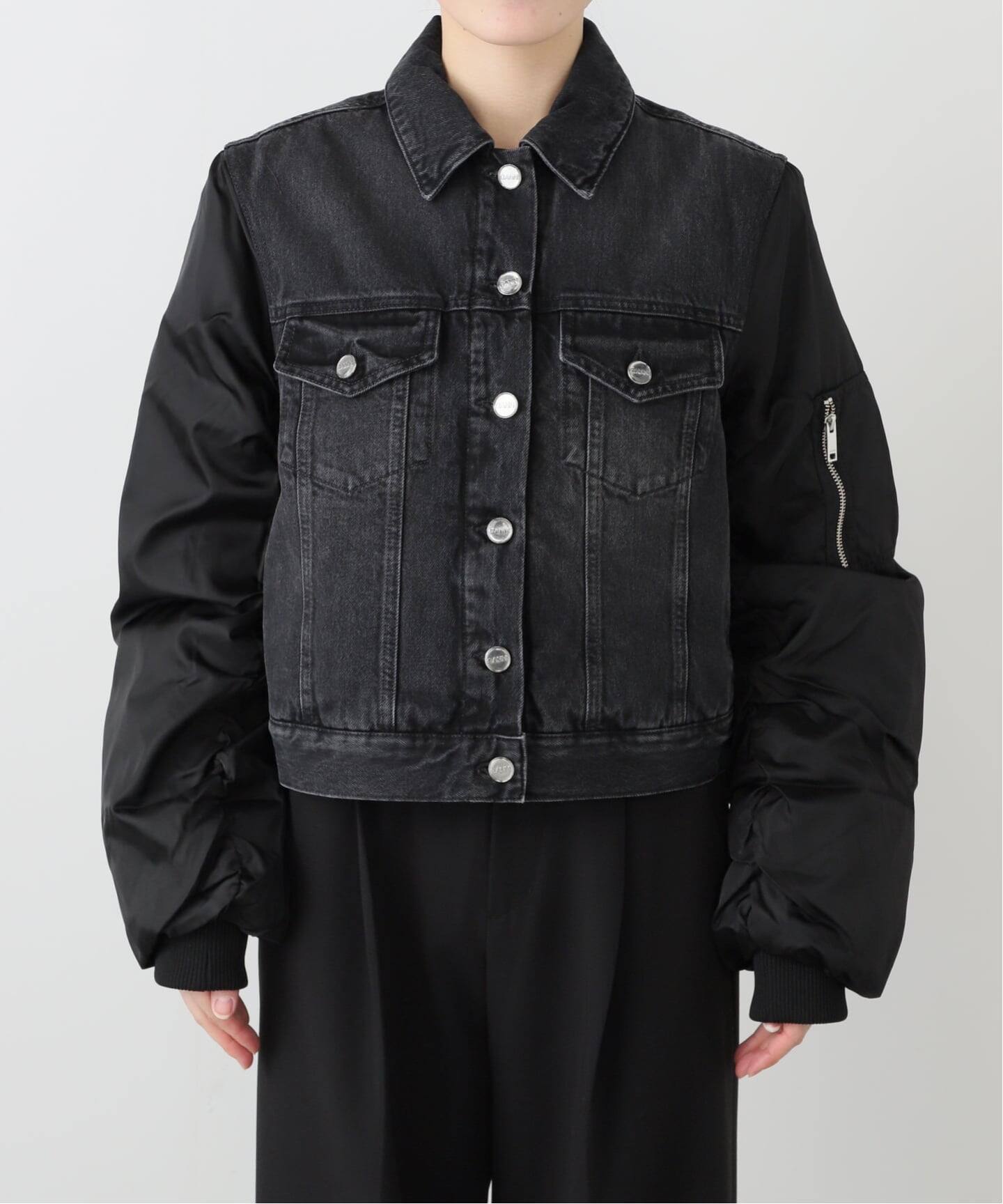 GANNI/ガニー】 Rigid Denim Mix Jacket（デニムジャケット）｜JOURNAL 