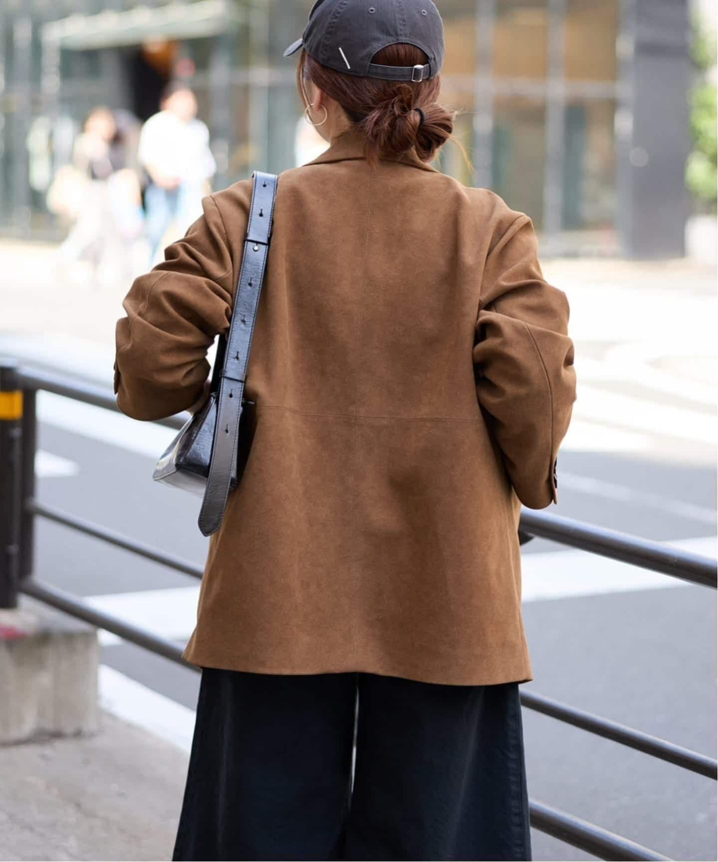 フェイクレザー/フェイクスエードジャケット（レザージャケット