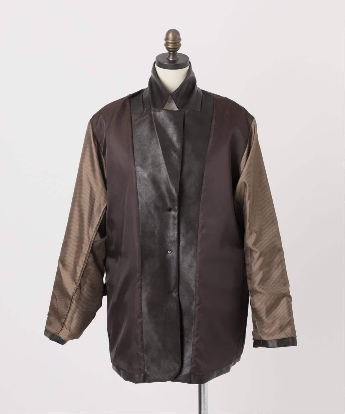 フェイクレザー/フェイクスエードジャケット（レザージャケット