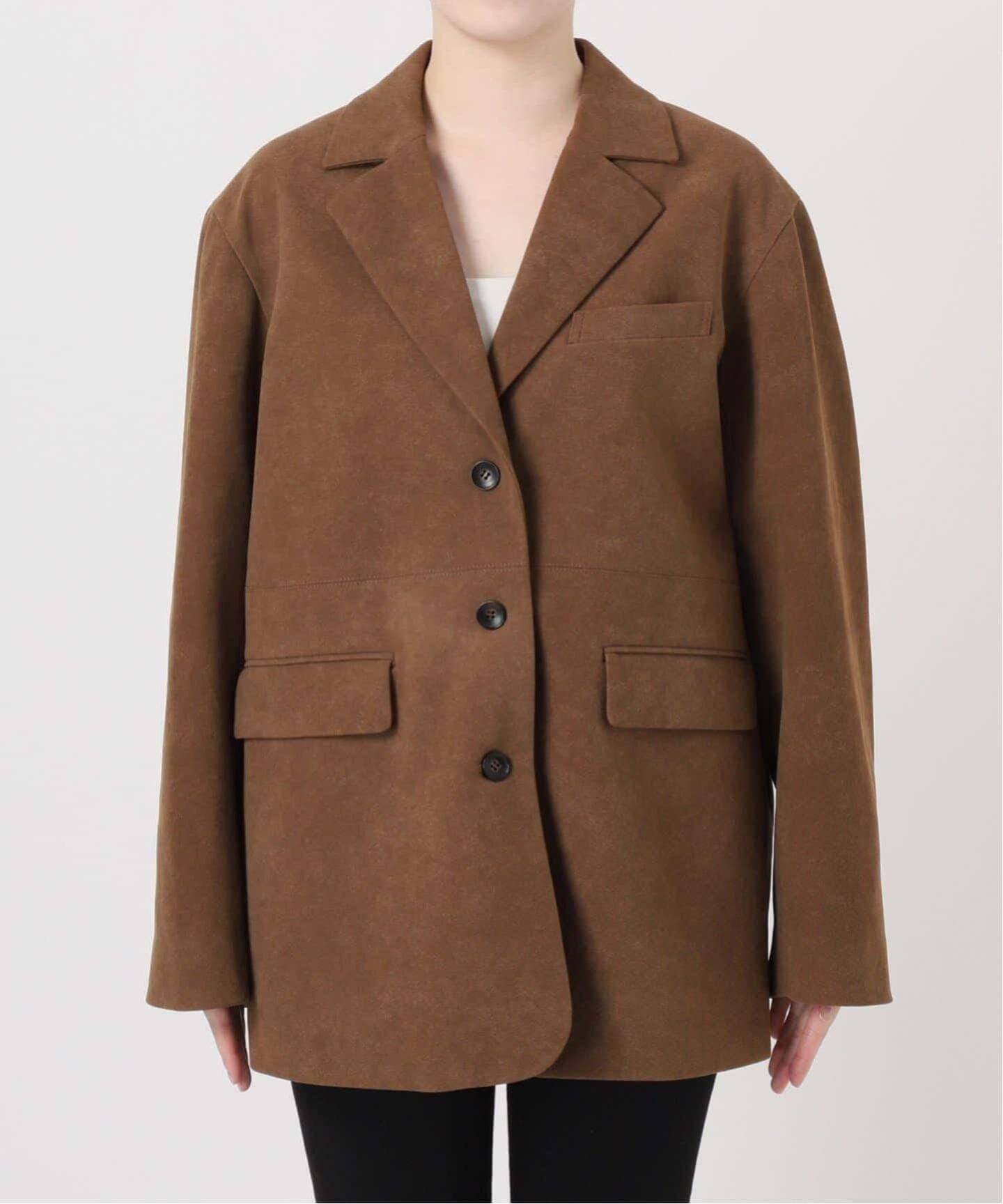 フェイクレザー/フェイクスエードジャケット（レザージャケット