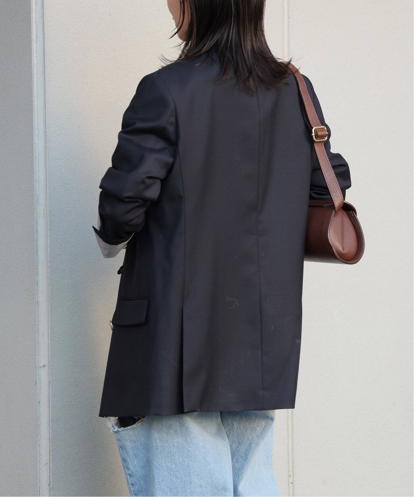 ジャーナルスタンダードダブルブレステッドジャケット・ネイビー 追加2》ダブルブレステッドジャケット（テーラードジャケット