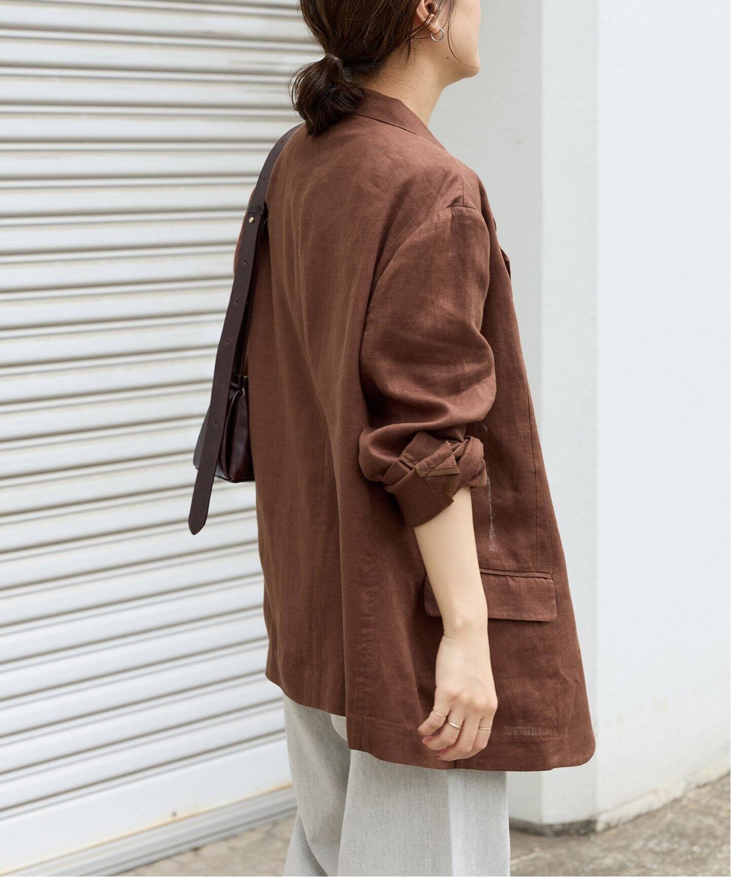 追加2》リネン SB-2B ジャケット（テーラードジャケット）｜JOURNAL