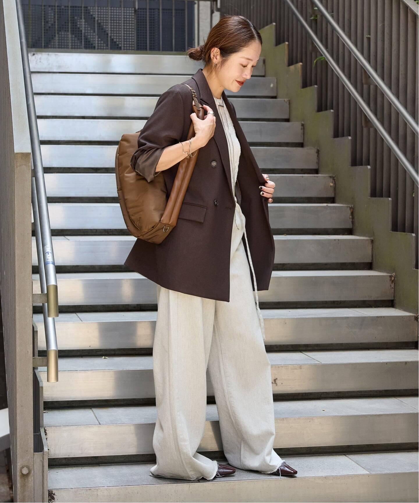 追加》ウールライクストレッチジャケット（テーラードジャケット