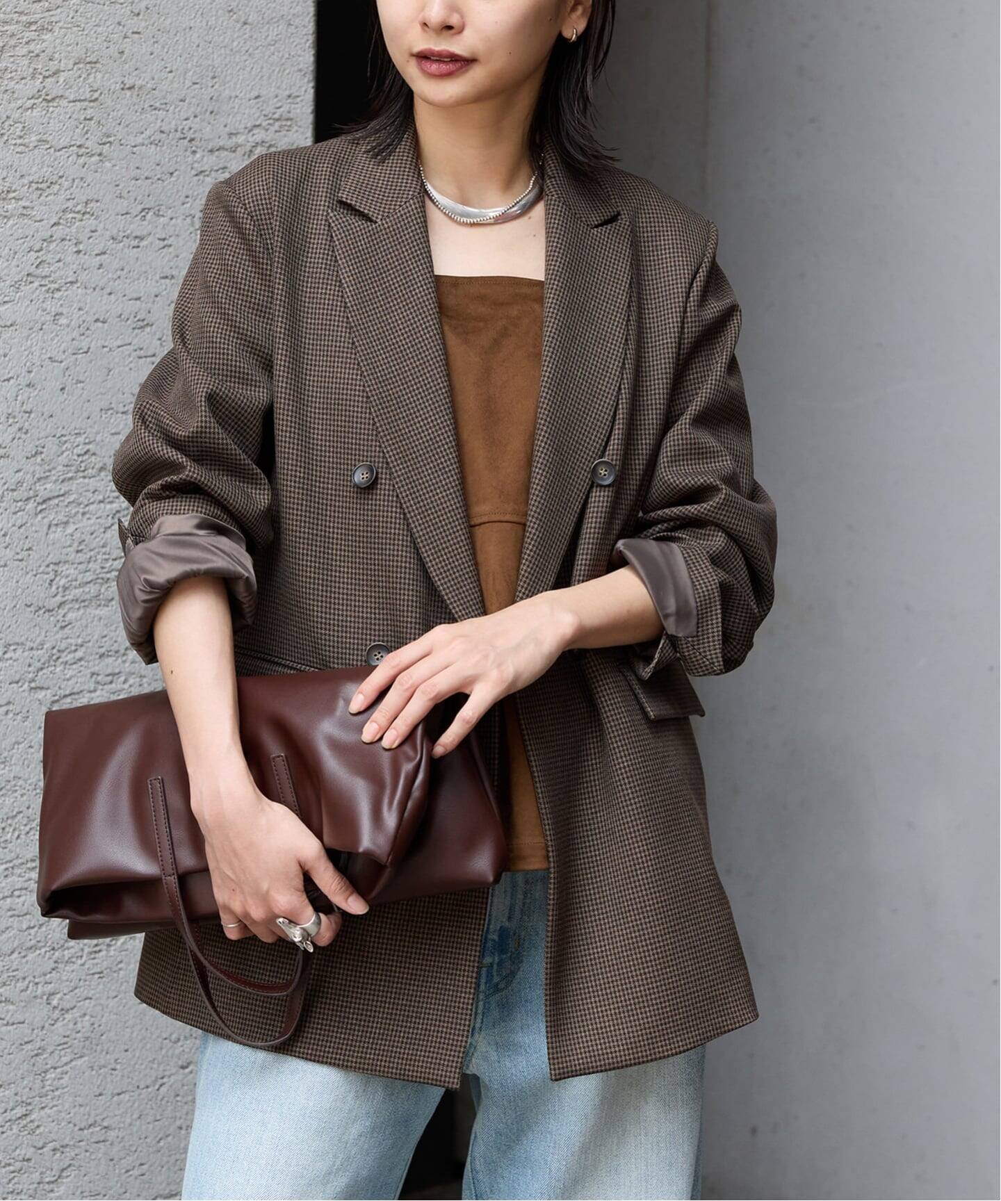JOURNAL STANDARDウールライクストレッチジャケット 追加》ウールライクストレッチジャケット（テーラードジャケット
