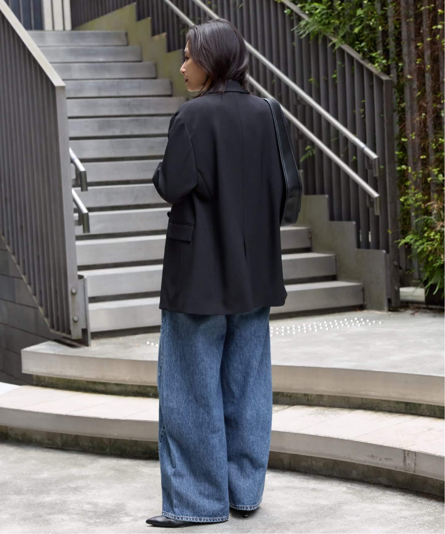 追加2》ウールライクストレッチジャケット（テーラードジャケット