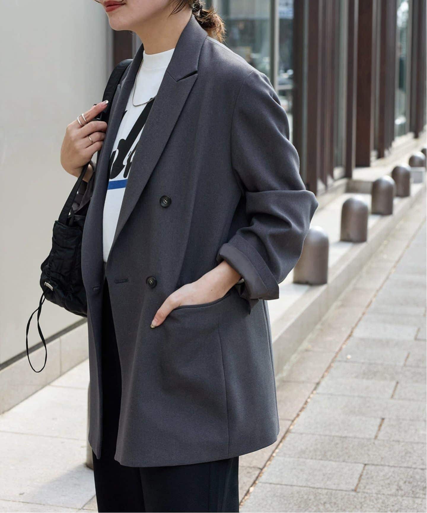 2024AW✨JOURNAL STANDARD ウールライクストレッチジャケット 追加予約》ウールライクストレッチジャケット（テーラード