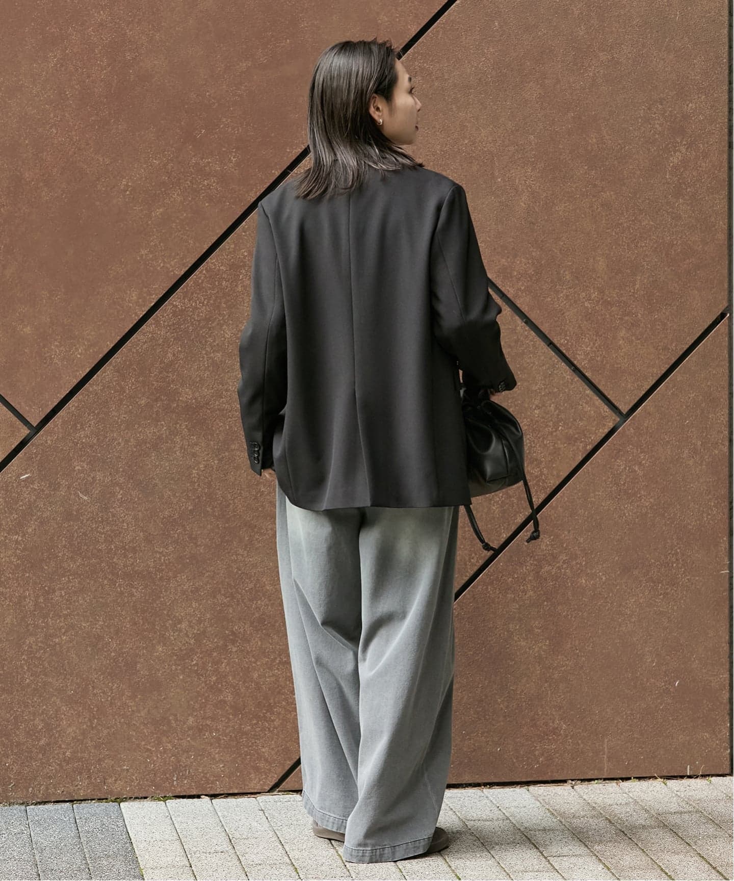 追加予約3》ウールライクストレッチジャケット（テーラード