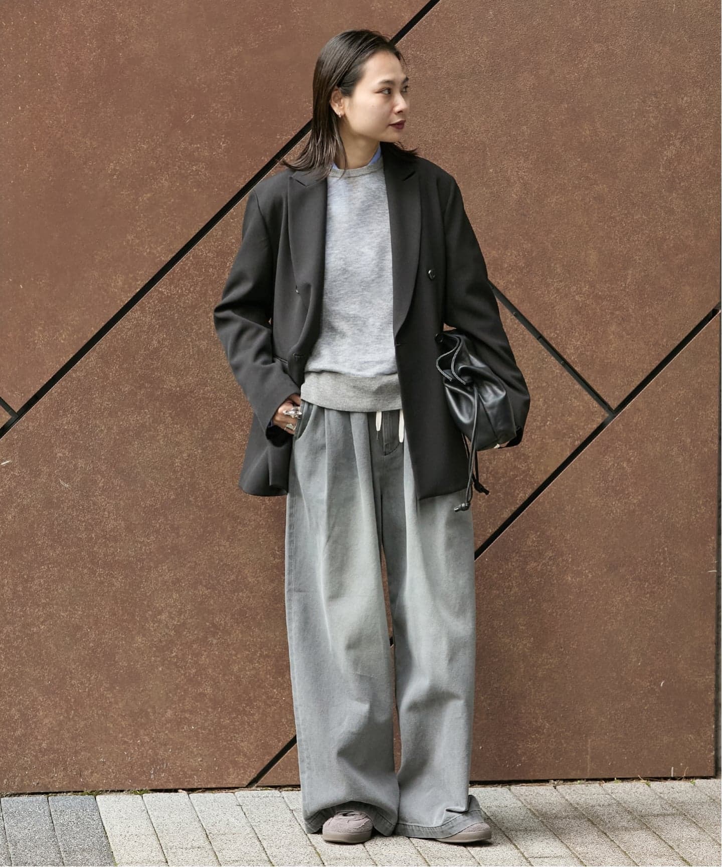 追加予約4》ウールライクストレッチジャケット（テーラード