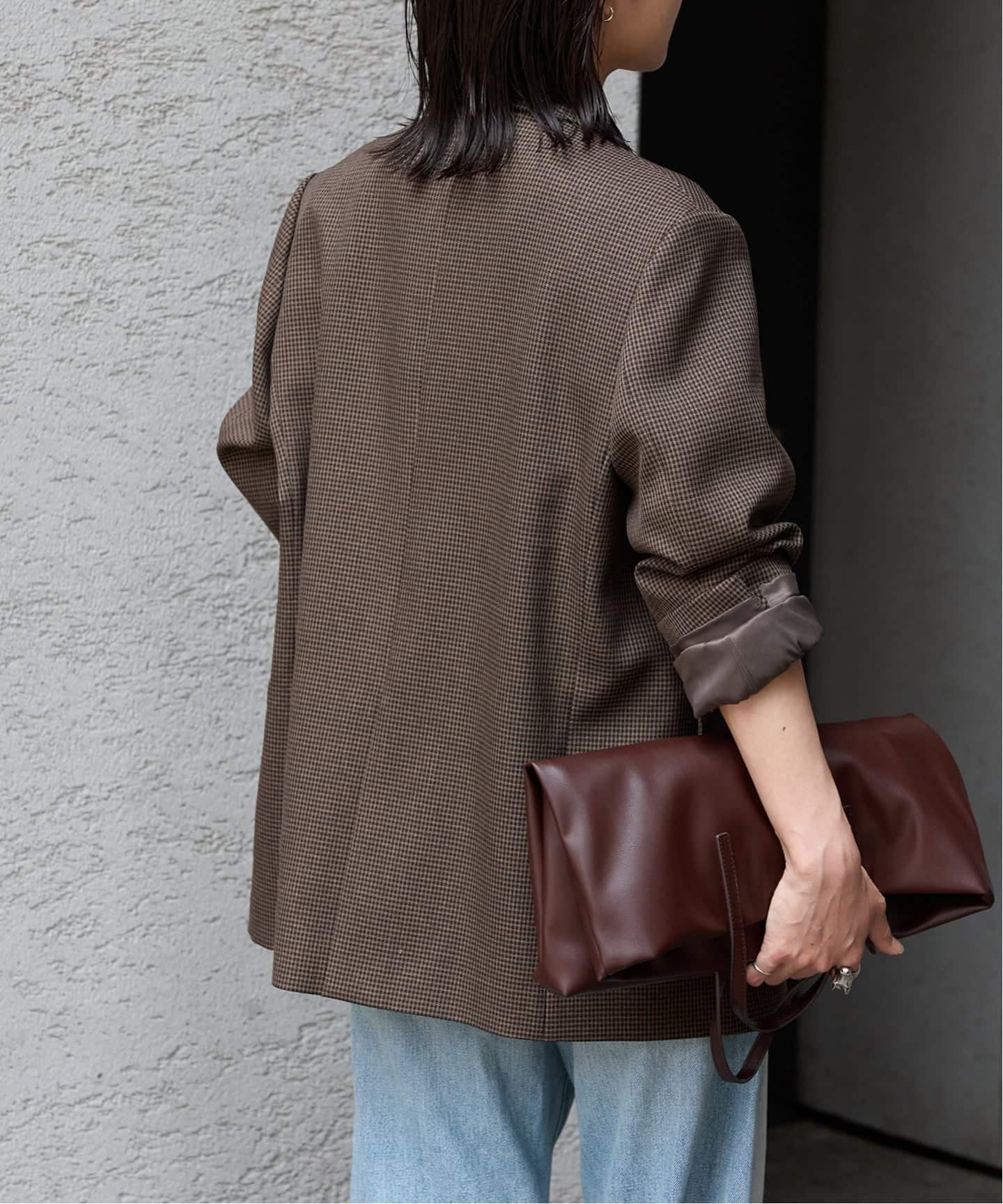 追加4》ウールライクストレッチジャケット（テーラードジャケット