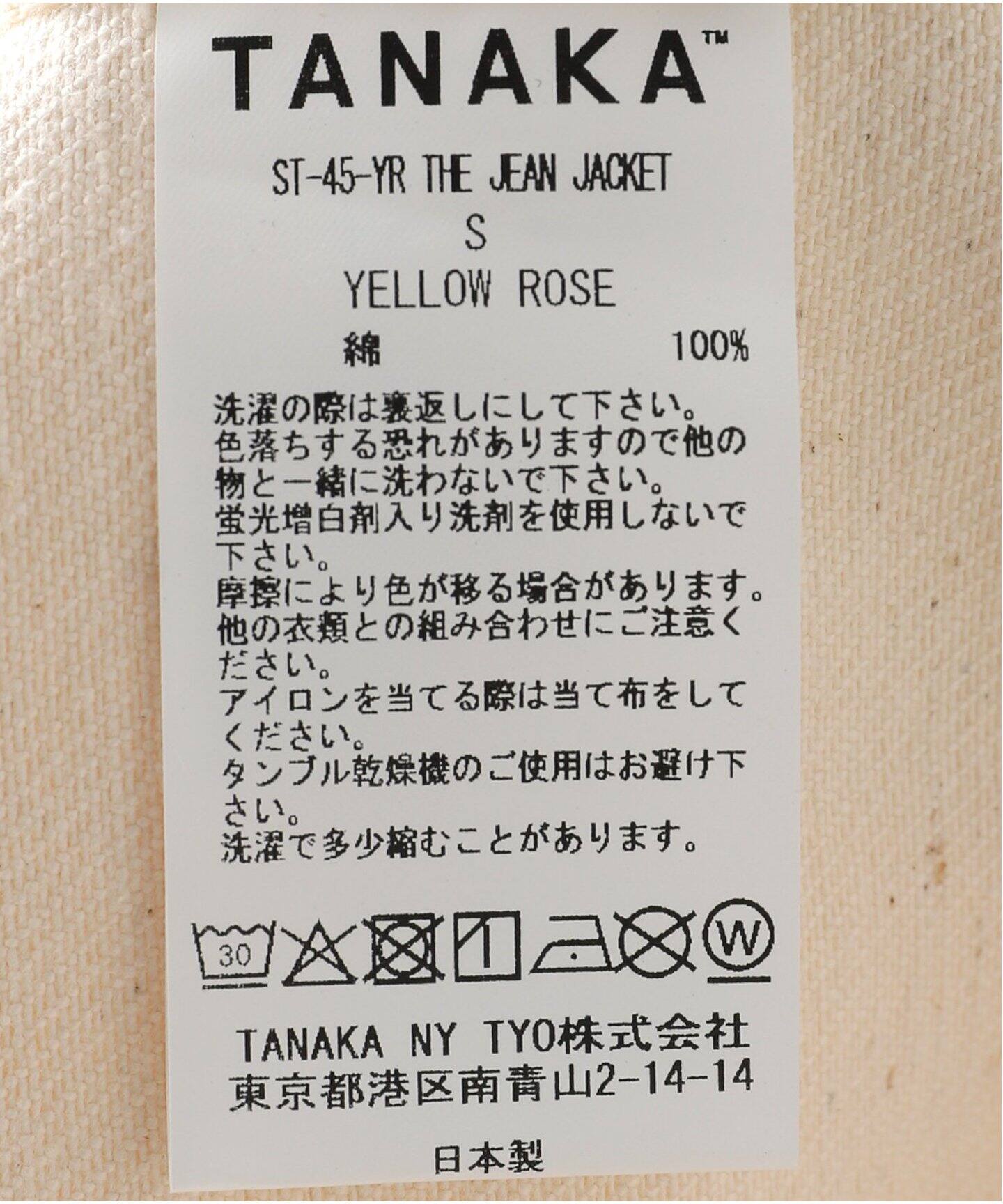 TANAKA / タナカ】THE JEAN JACKET（デニムジャケット