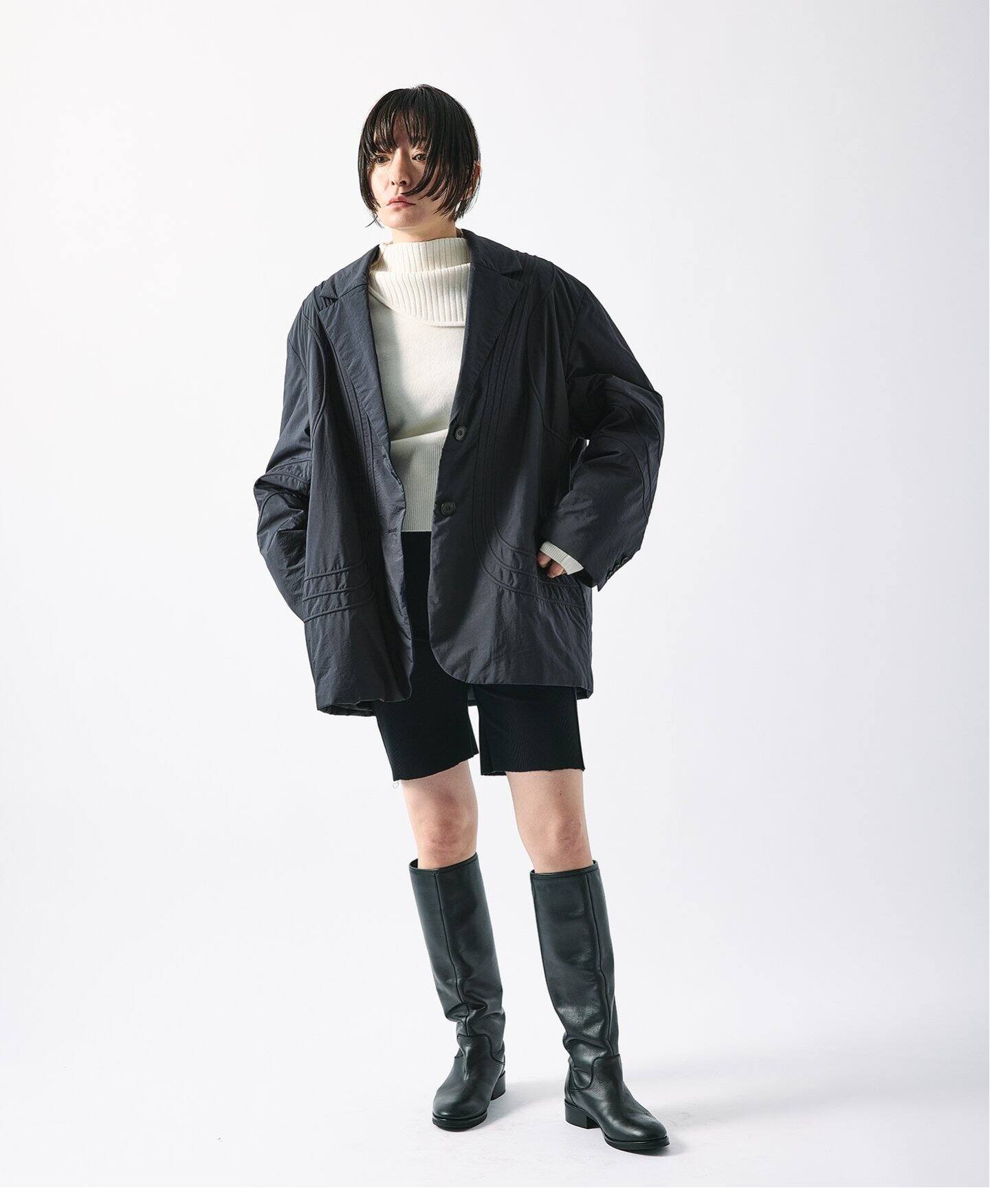 予約》【KIARIS vintage＆closet×JS】ラインパッファージャケット 