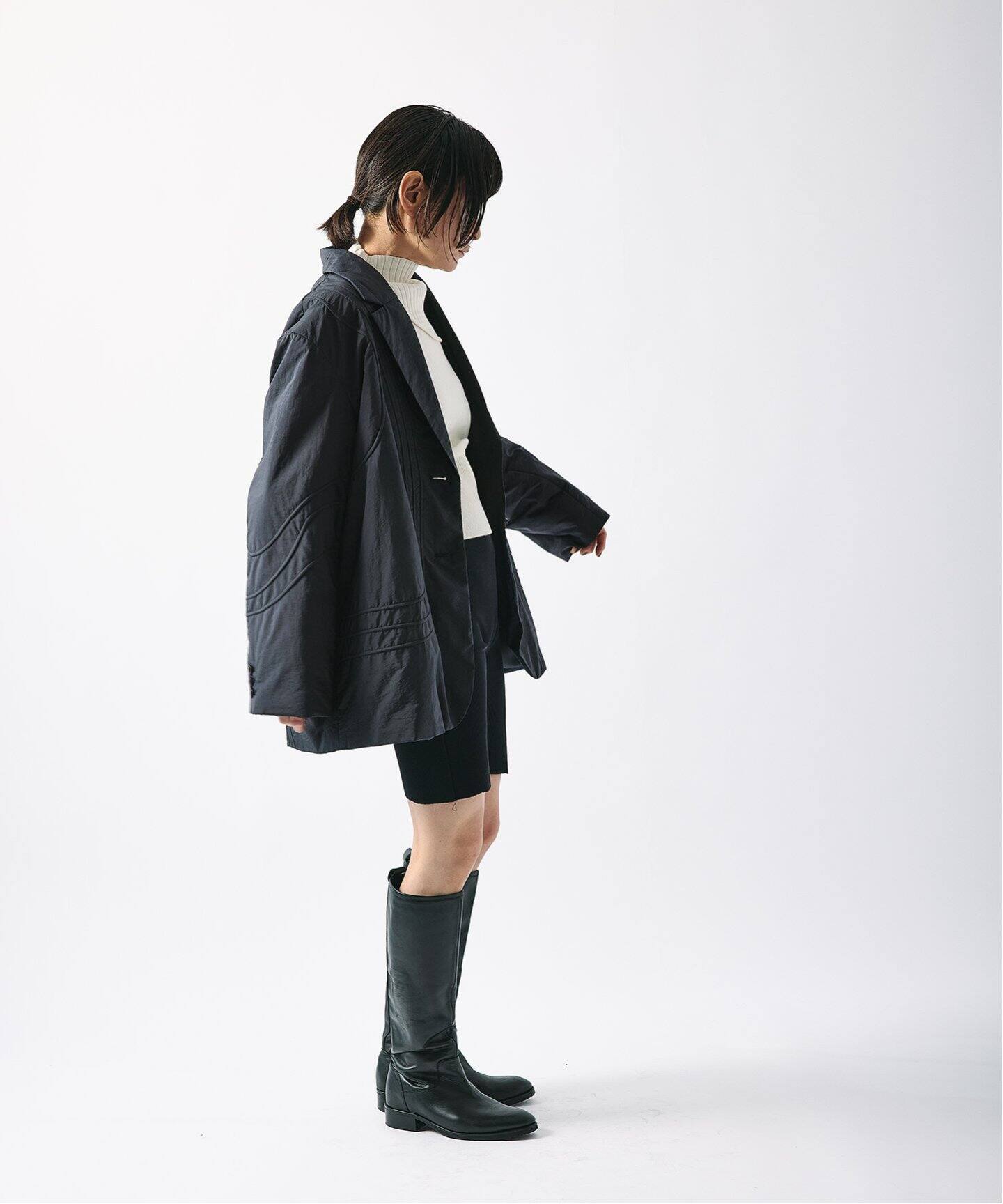 予約》【KIARIS vintage＆closet×JS】ラインパッファージャケット 