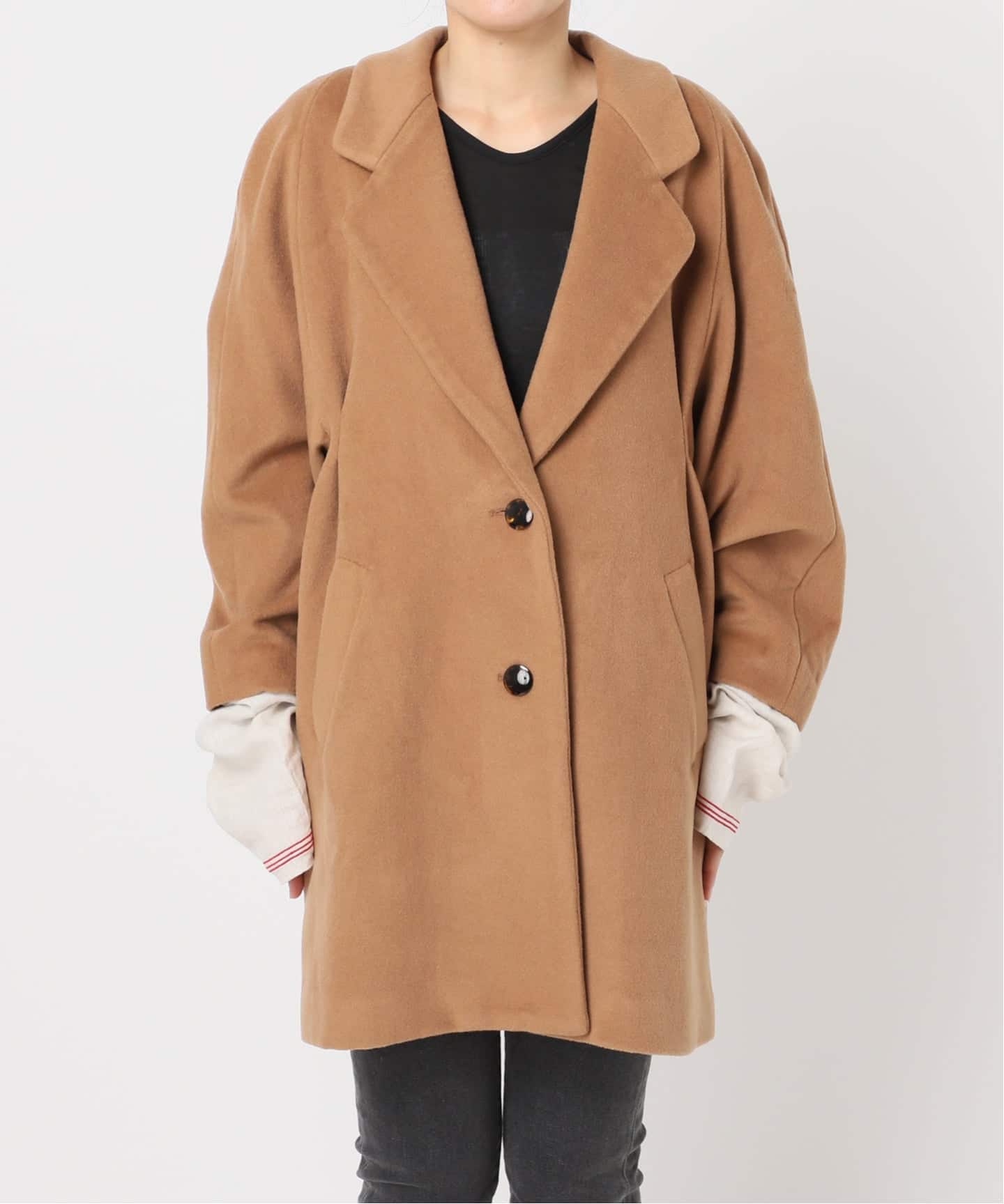 ジャーナルスタンダード（JOURNAL STANDARD）/別注【MIKA KASAI】TOOMUCH SLEEVE WASHED JACC 別注【MIKA KASAI】TOOMUCH SLEEVE WASHED JACC（テーラードジャケット