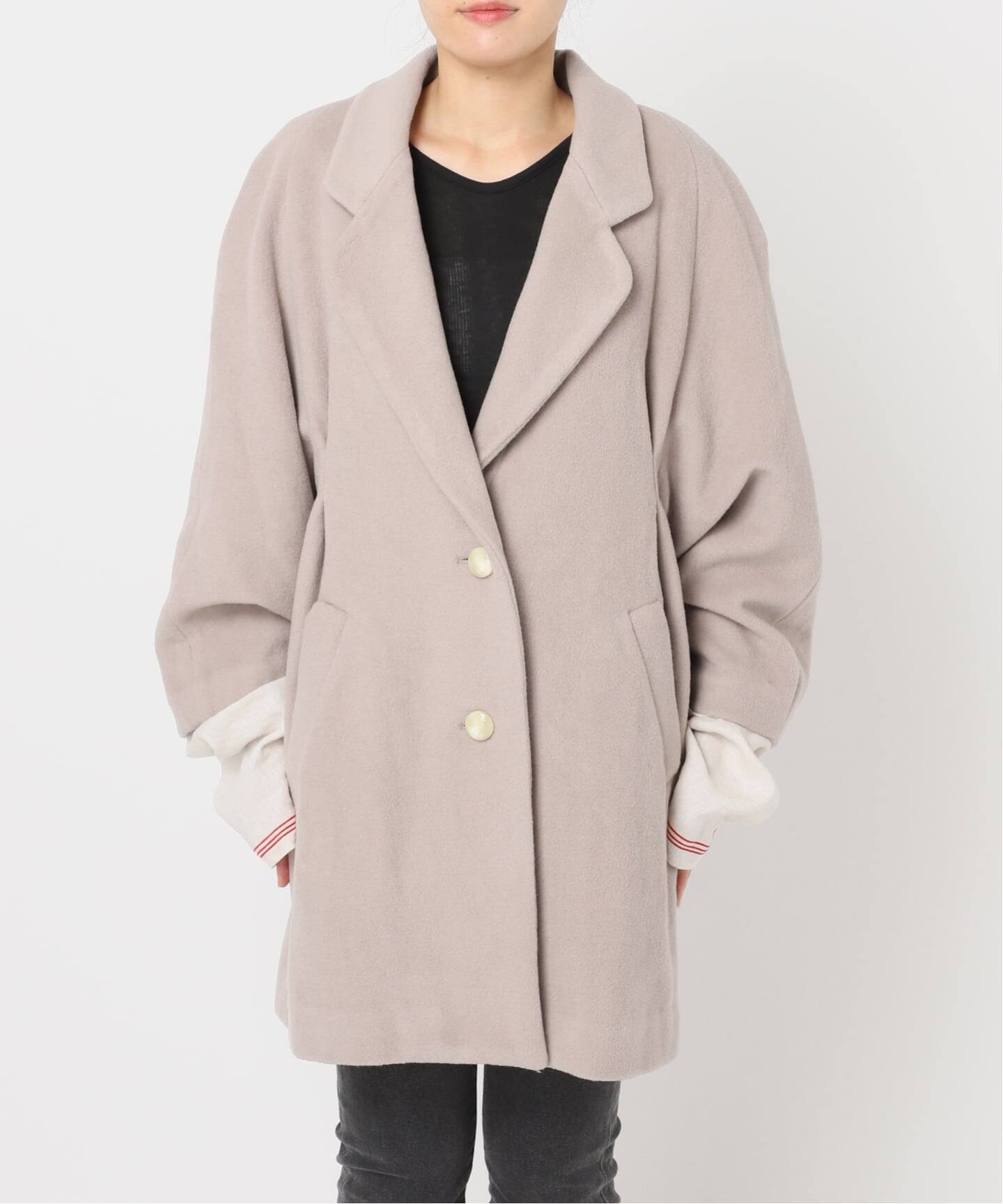 別注【MIKA KASAI】TOOMUCH SLEEVE WASHED JACC（テーラードジャケット