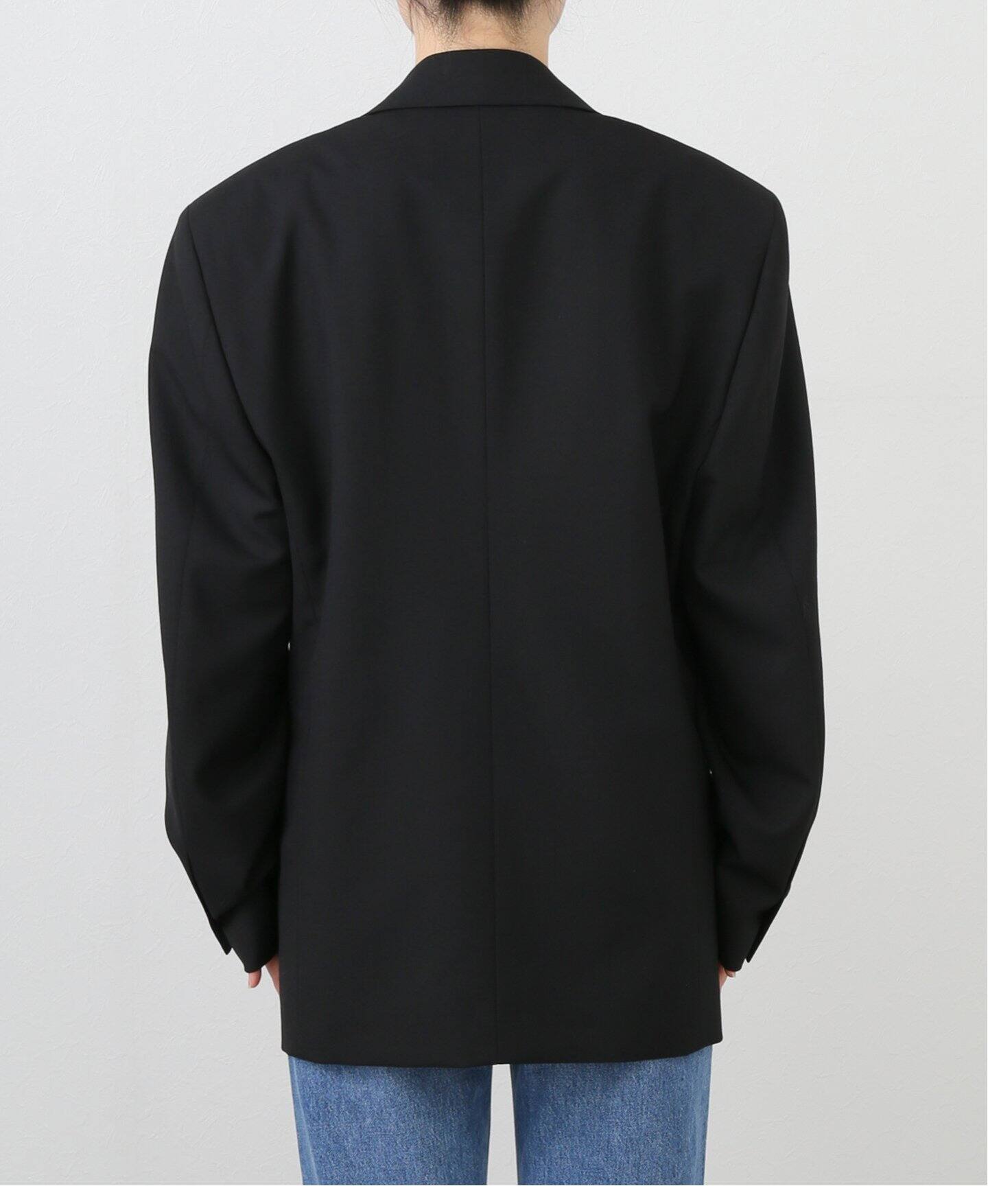 新品 JOURNAL STANDARD ウールライクジャケット ブラック 追加予約》ウールライクストレッチジャケット（テーラード