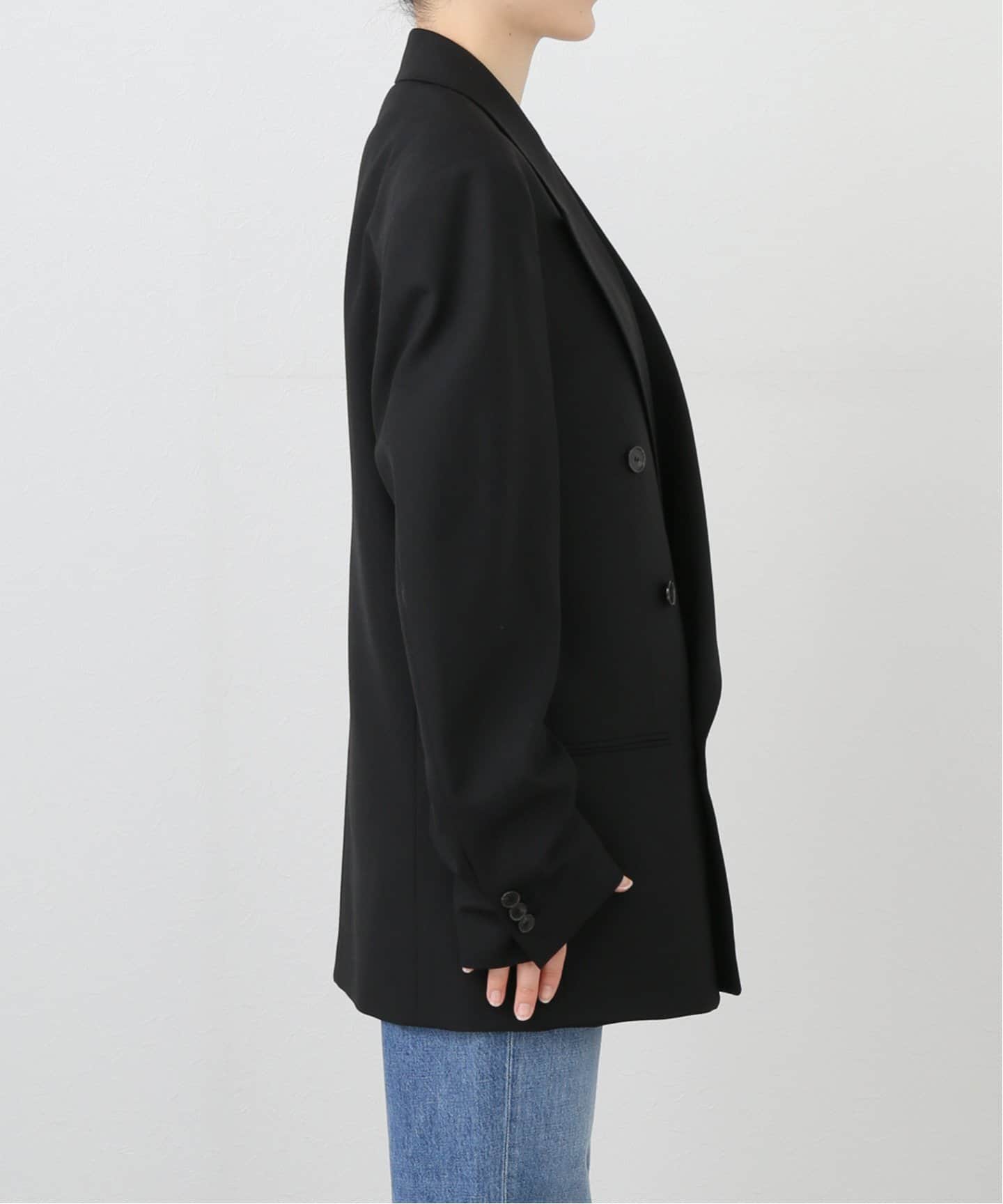 専用　新品 JOURNAL STANDARD ウールライクジャケット ブラック JOURNAL STANDARD｜《追加予約2》ウールライクストレッチ