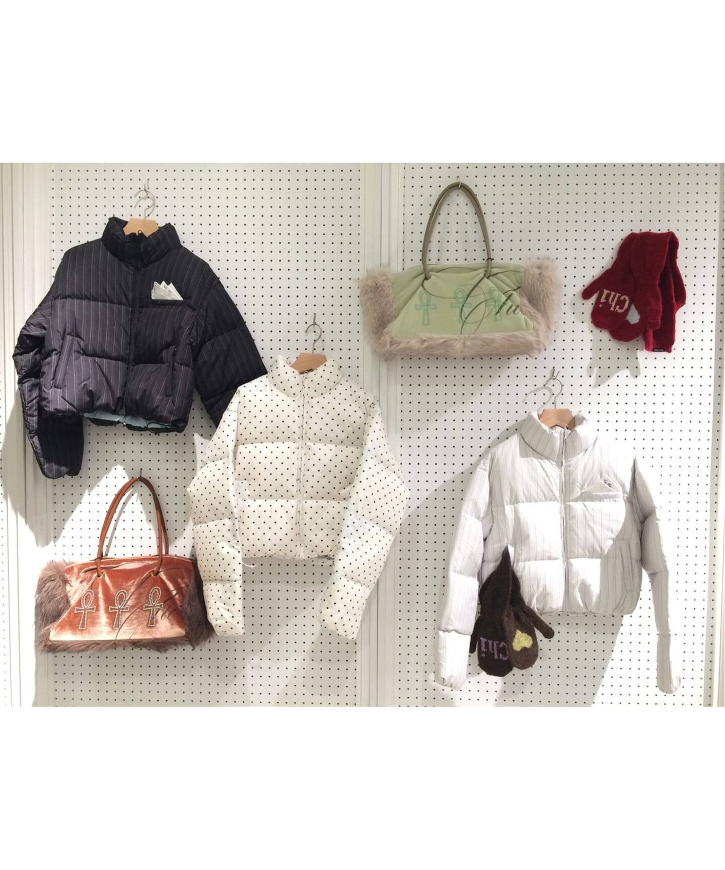 SCULPTOR/スカルプター】 So Demure Cropped Puffer Down SC25A108