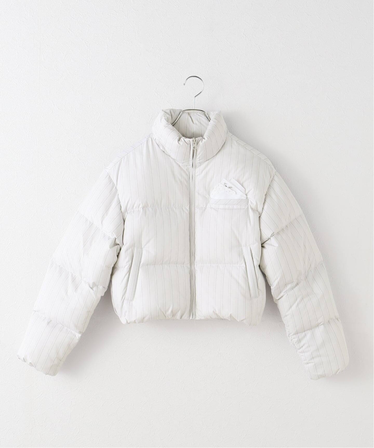 SCULPTOR/スカルプター】 So Demure Cropped Puffer Down SC25A108