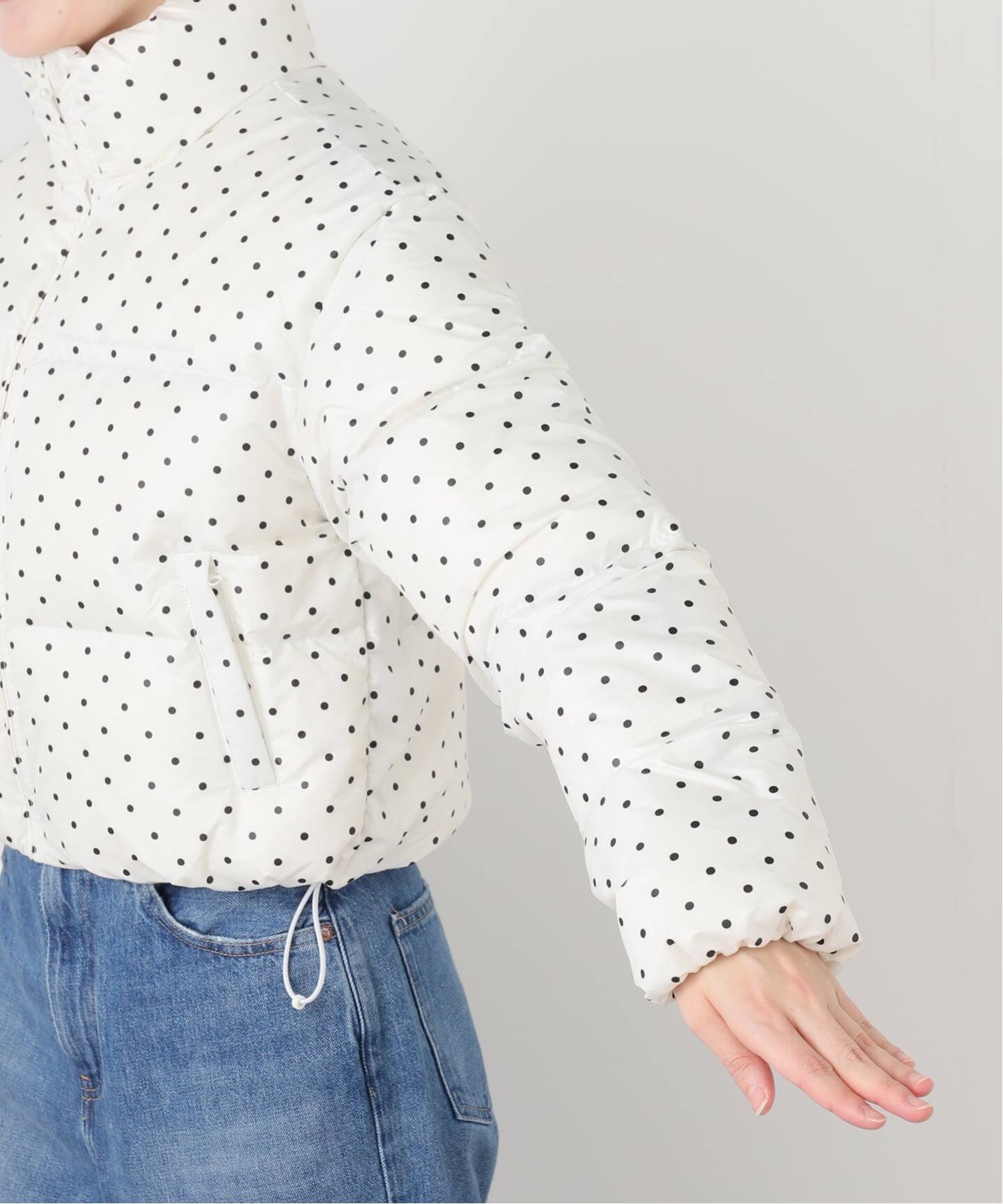 SCULPTOR/スカルプター】Polka Cropped Puffer Down SC25A106（ダウン