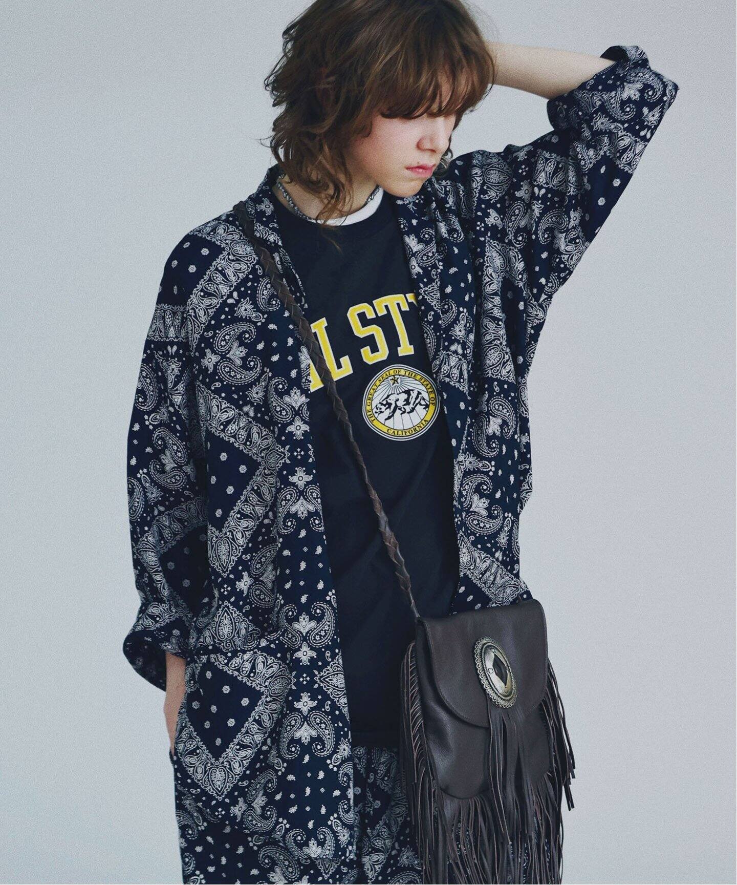 バンダナプリント ガウンジャケット（その他ジャケット・スーツ  