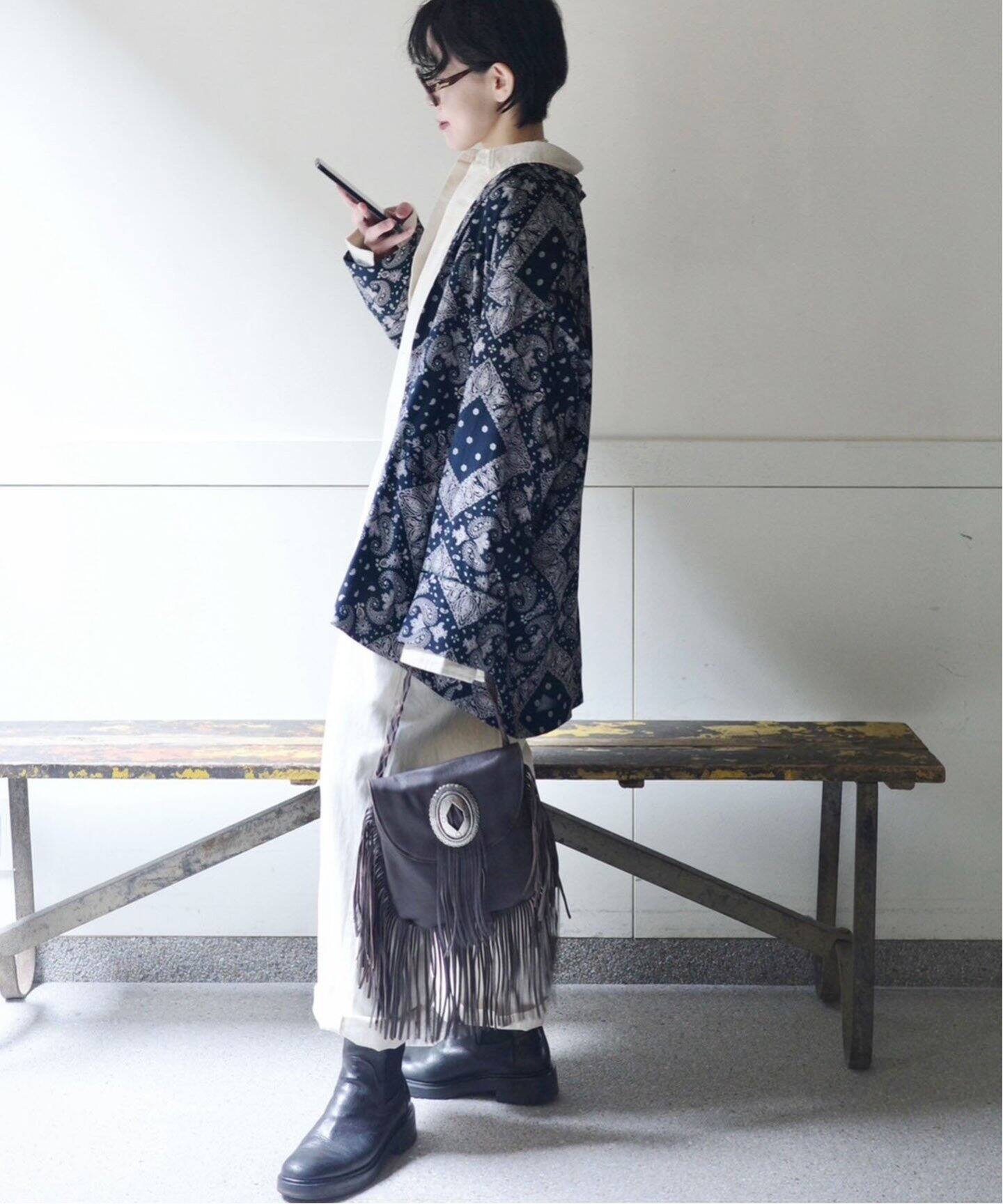 journal standard luxe プリントガウンジャケット 24SS