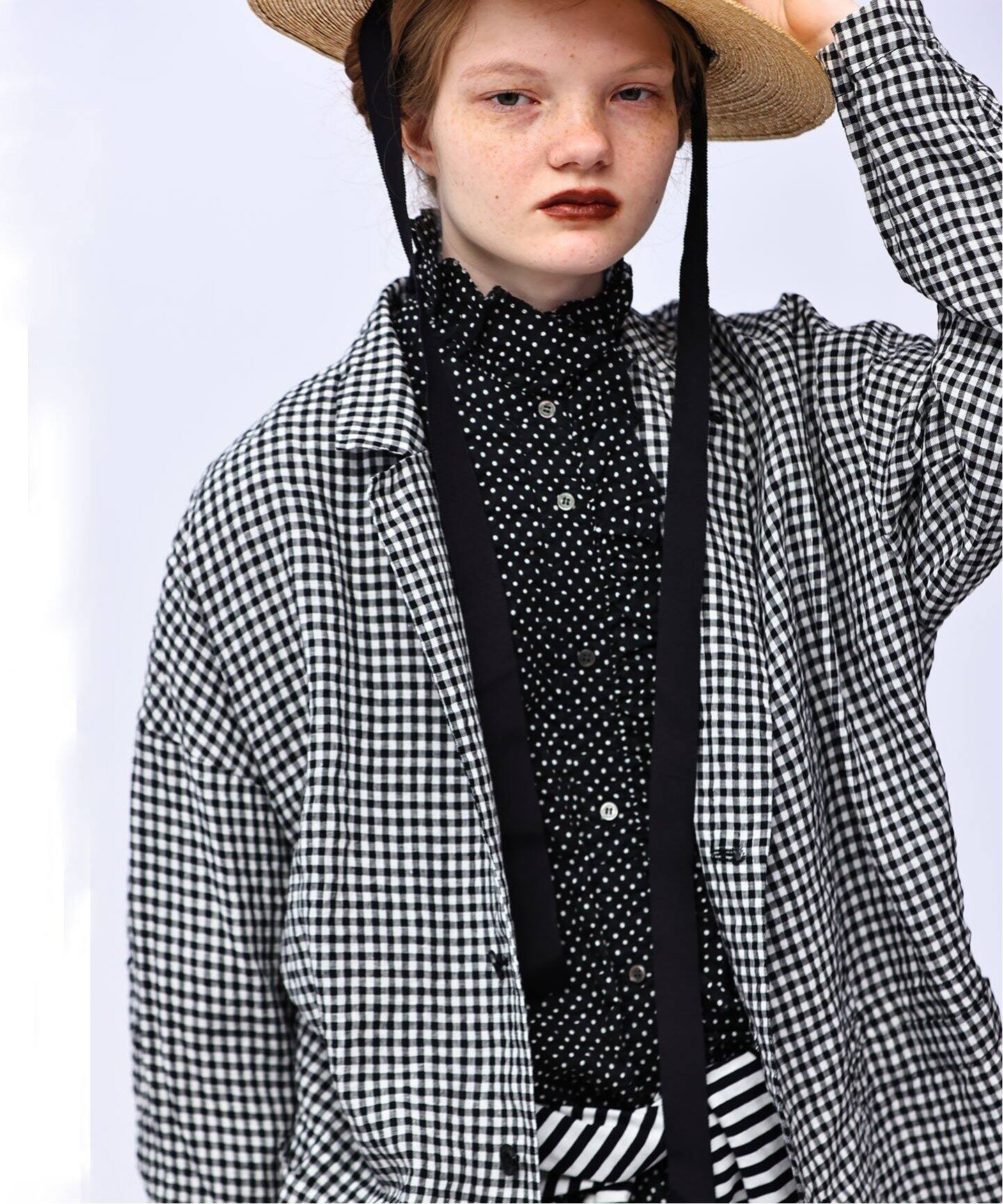 リネンチェックジャケット（テーラードジャケット）｜journal standard  