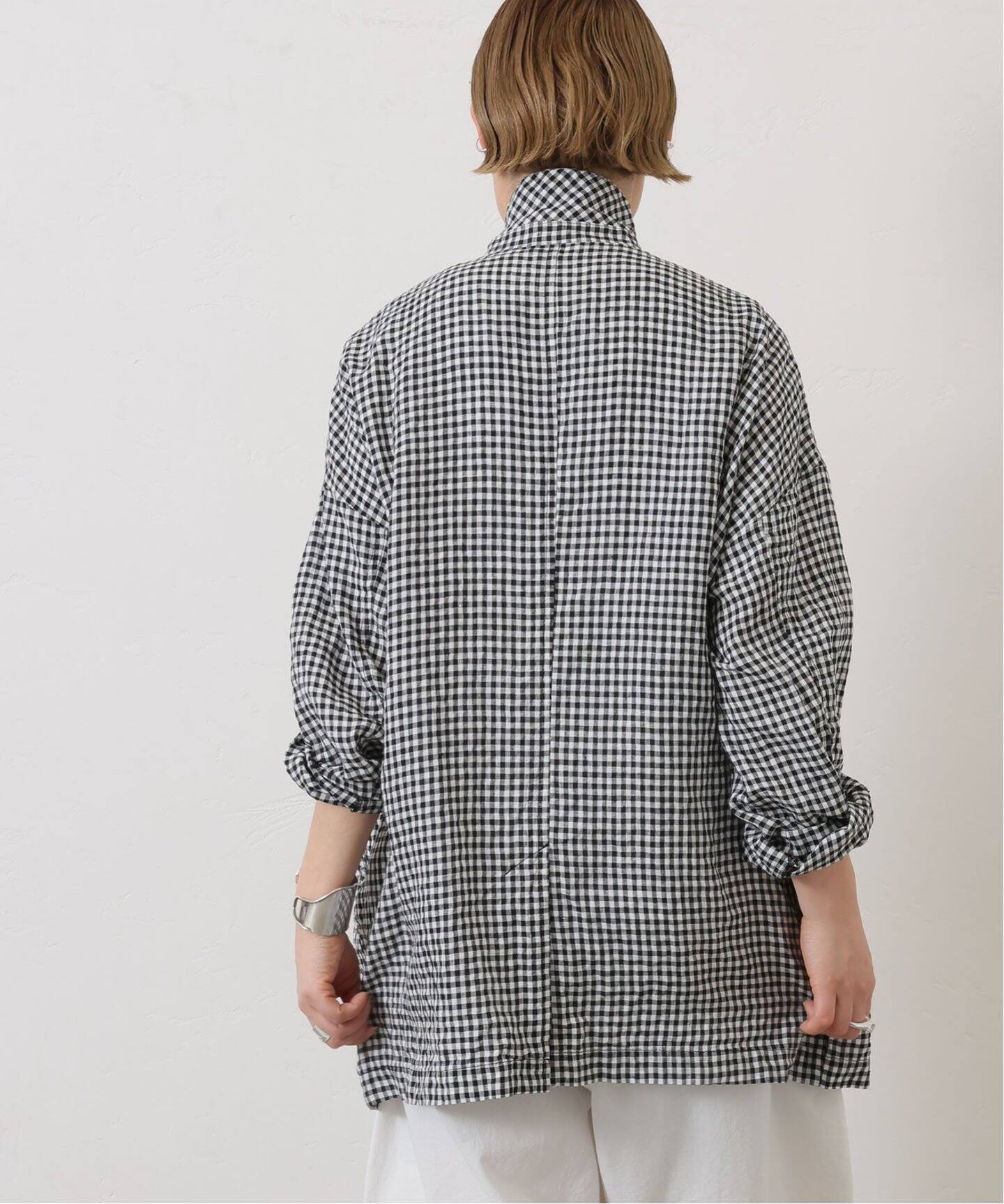 リネンチェックジャケット（テーラードジャケット）｜journal standard  