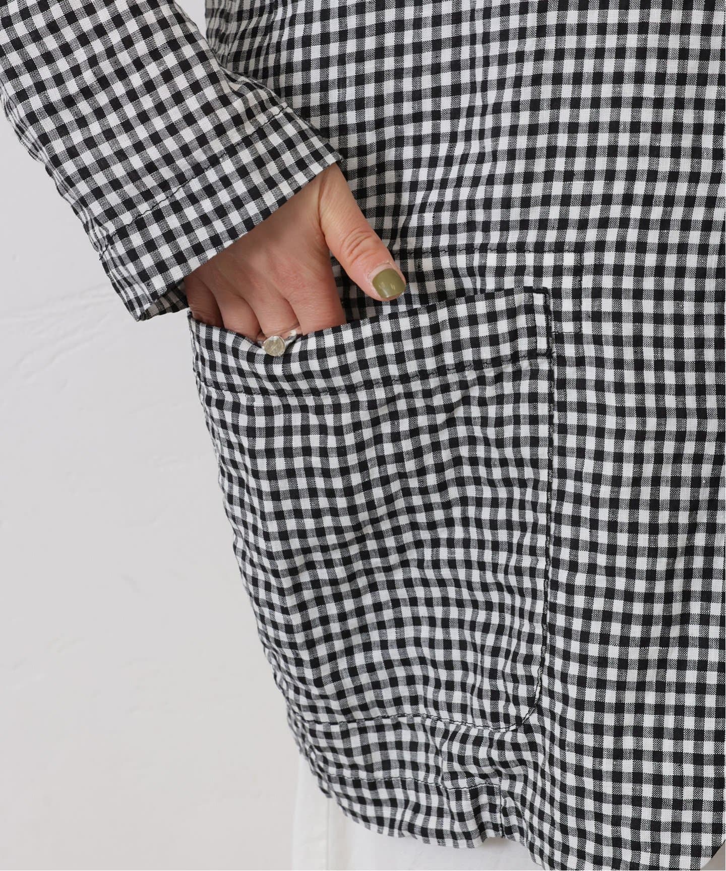 2025SS journal standard リネンチェックジャケット F リネンチェックジャケット（テーラードジャケット）｜journal