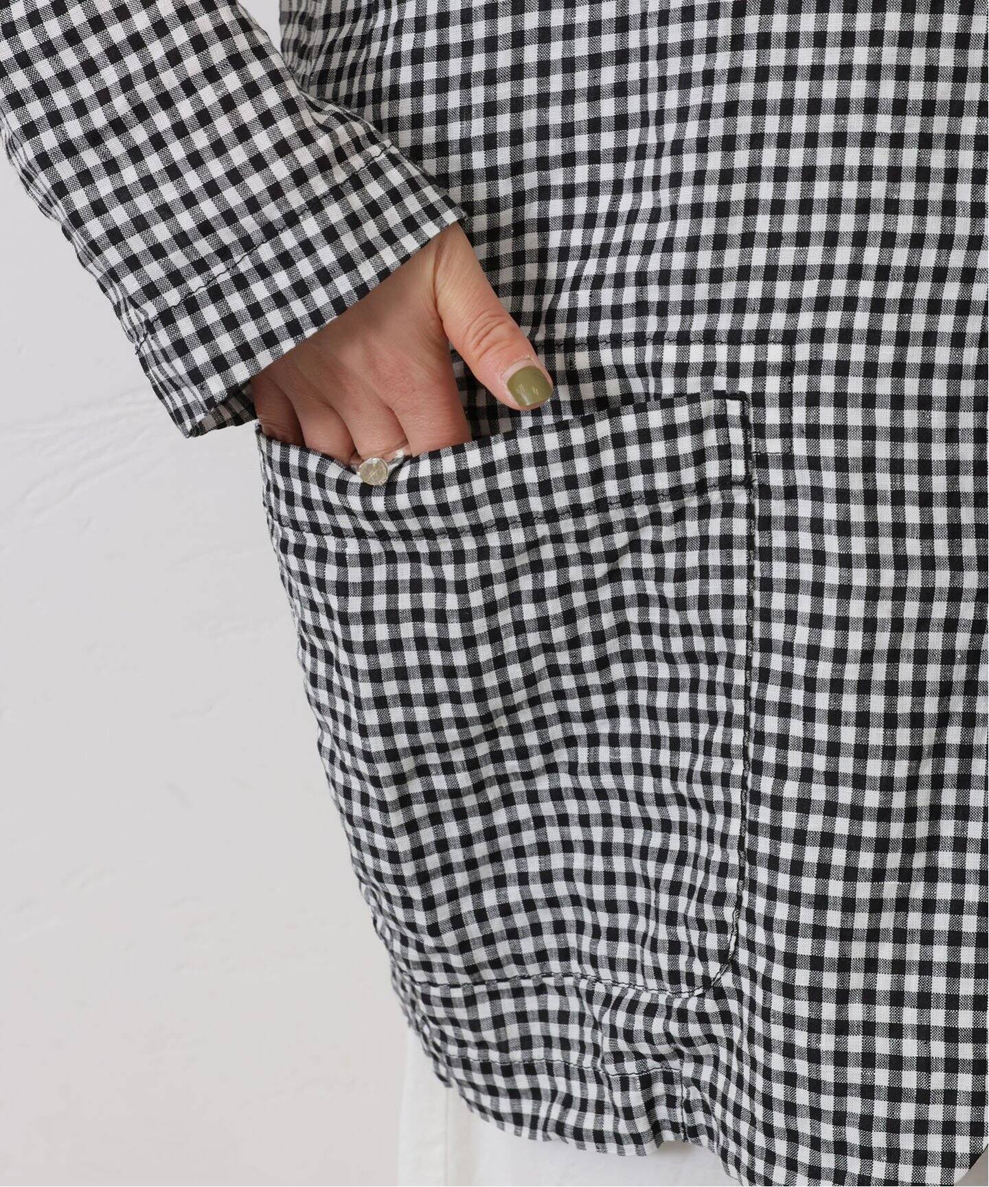 リネンチェックジャケット（テーラードジャケット）｜journal standard  