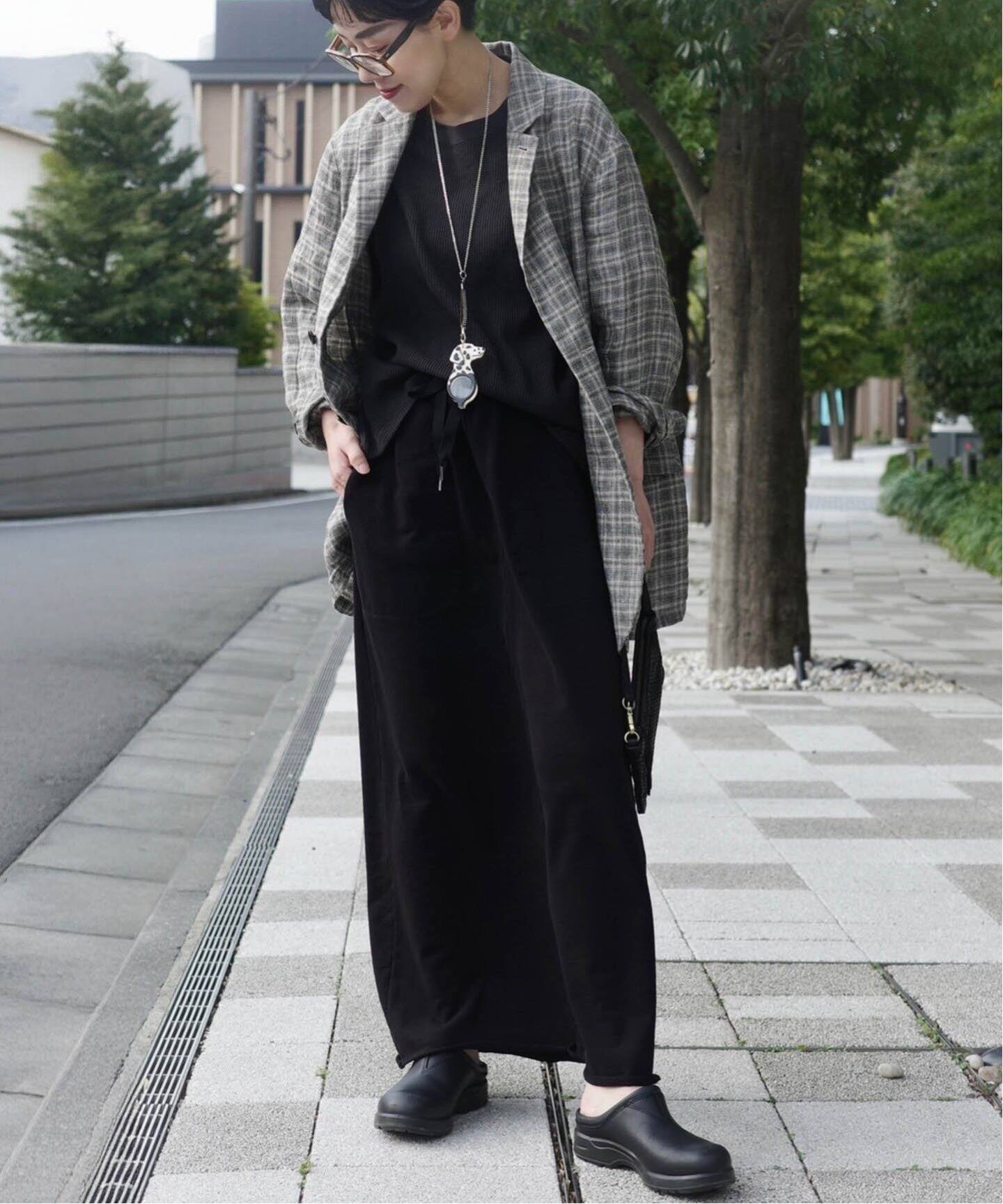 リネンチェック ジェントルジャケット（テーラードジャケット  