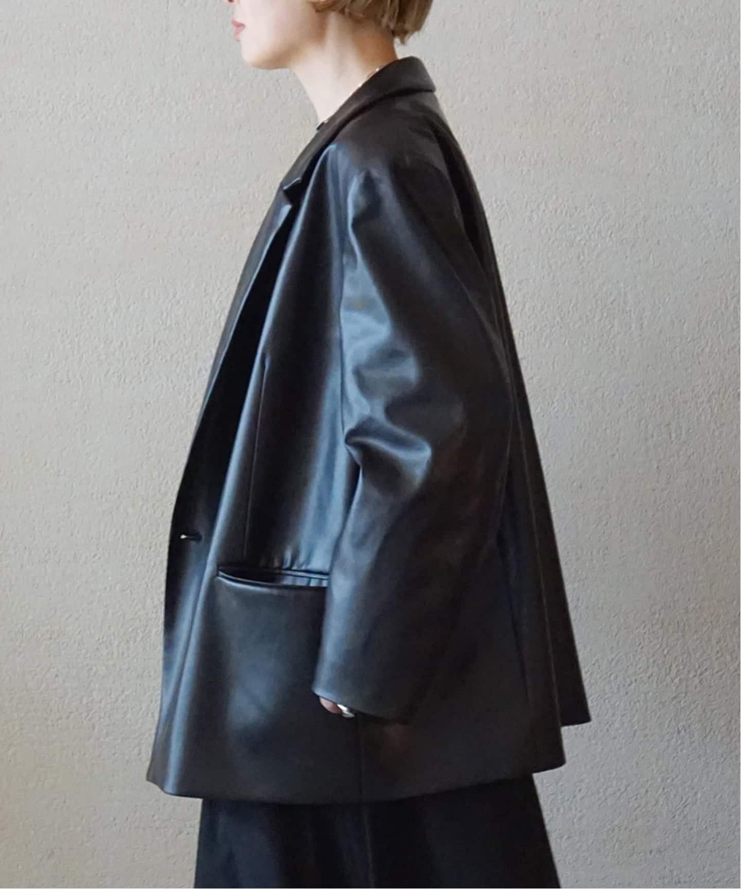 SUNDAY FAUXレザージャケット（その他ジャケット・スーツ）｜journal