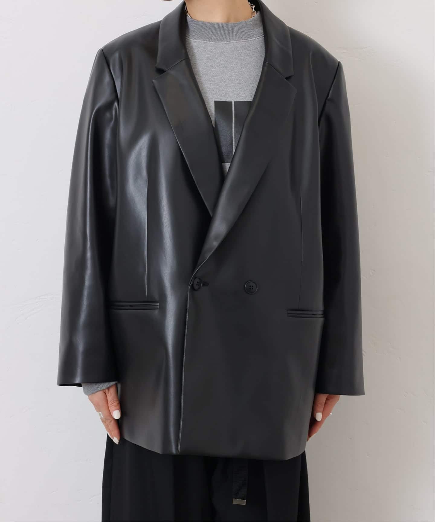 SUNDAY FAUXレザージャケット（その他ジャケット・スーツ）｜journal