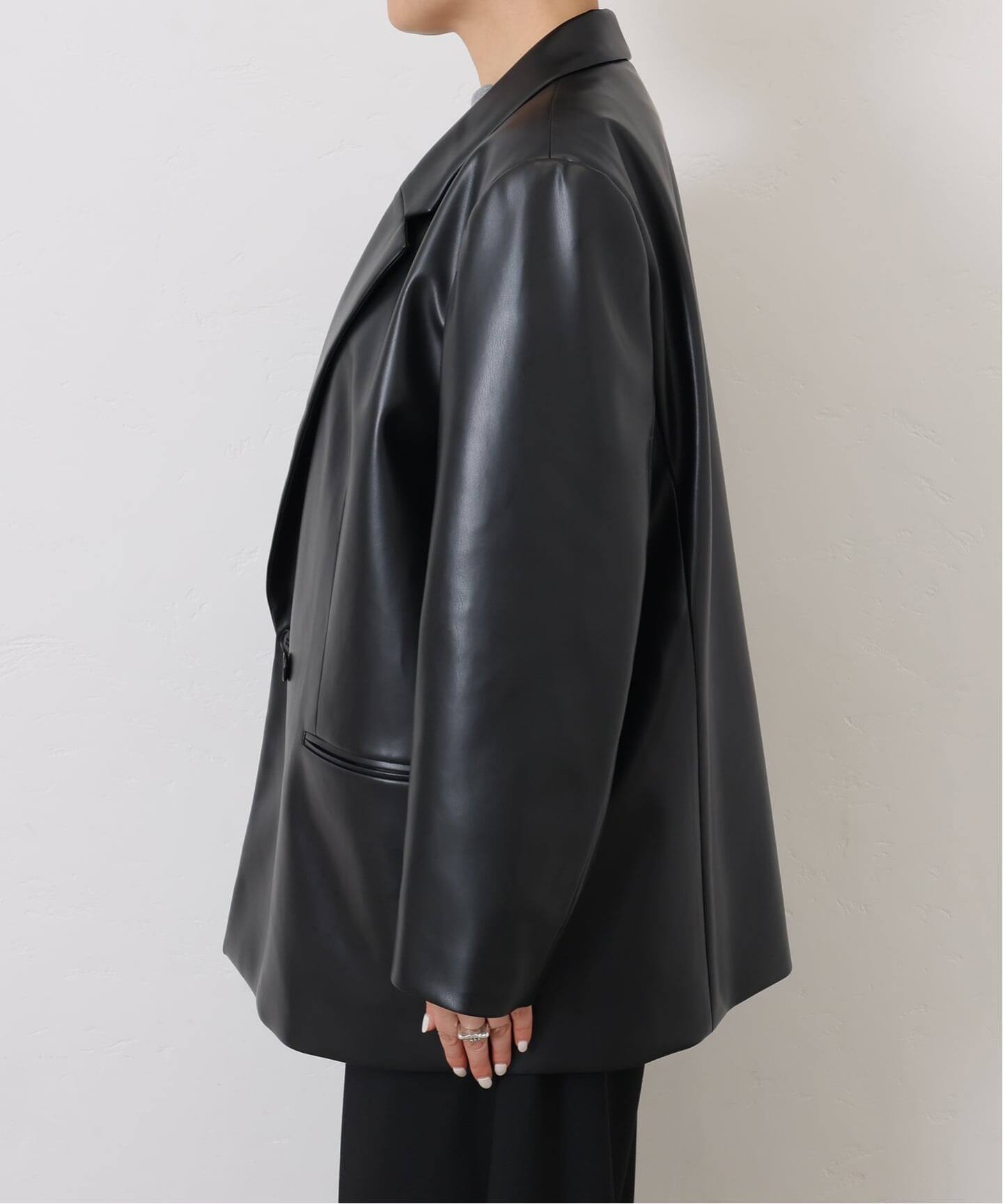 SUNDAY FAUXレザージャケット（その他ジャケット・スーツ）｜journal