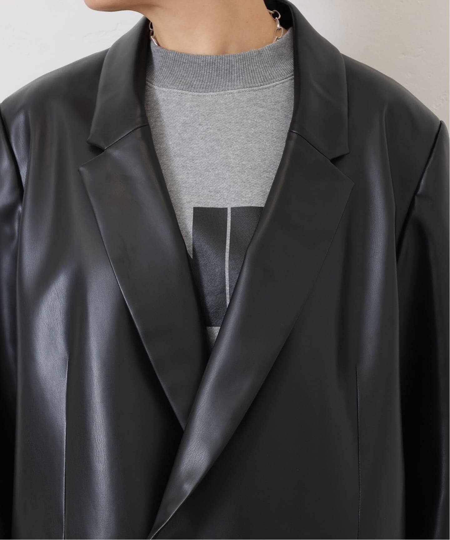 SUNDAY FAUXレザージャケット（その他ジャケット・スーツ）｜journal