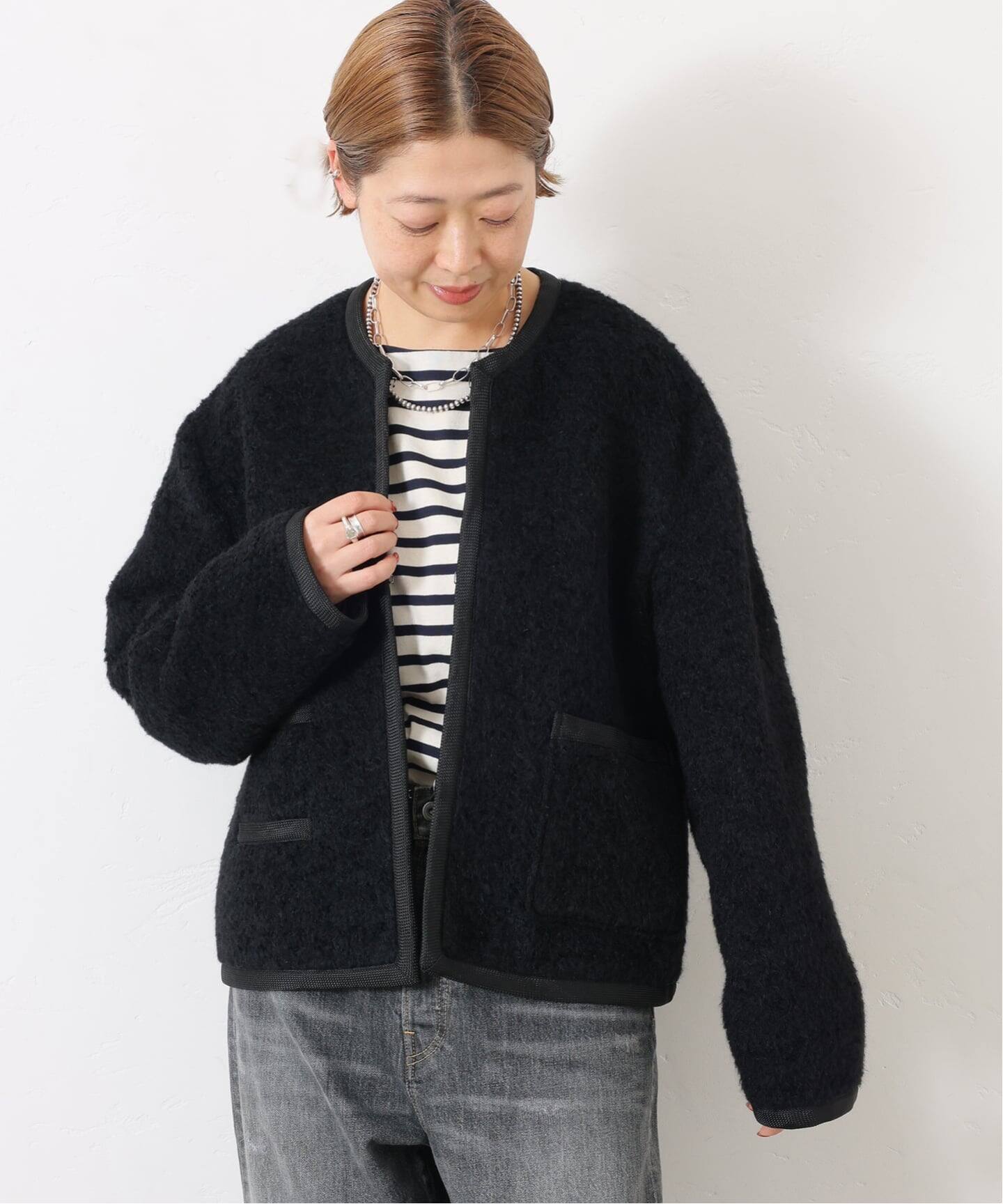 モヘヤシープノーカラージャケット（ノーカラージャケット）｜journal