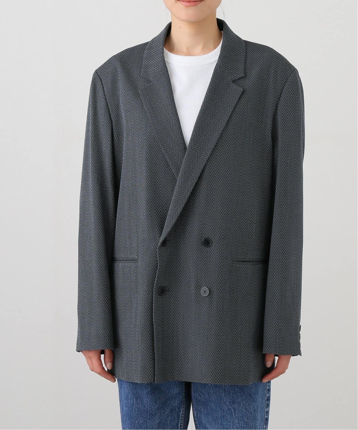 Seya. シルク100% 1Bテーラードジャケット XS seya. 】 TAILORED W JACKET（テーラードジャケット）｜journal