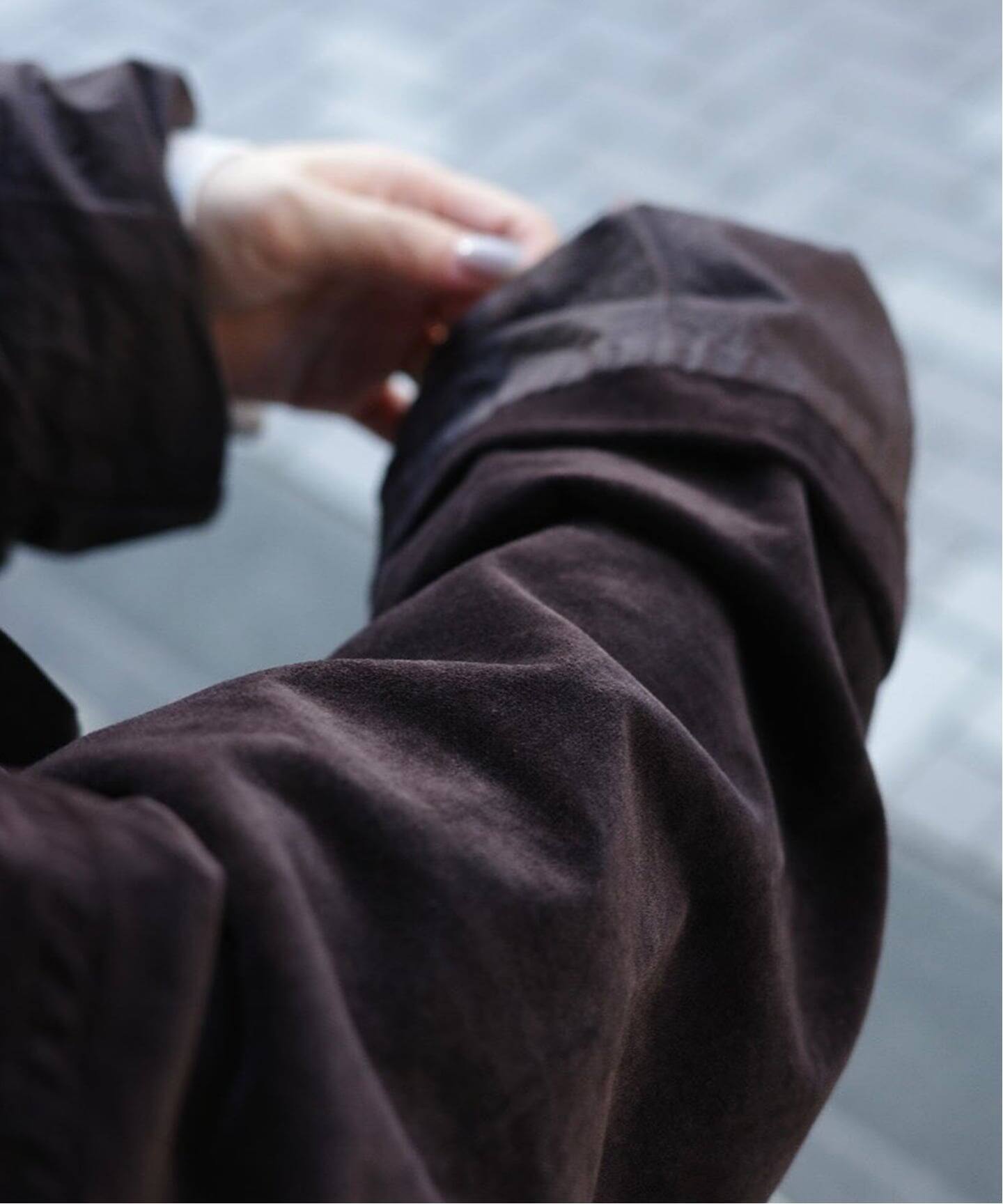 album di famiglia】 HOODED JACKET VELVET（その他ジャケット